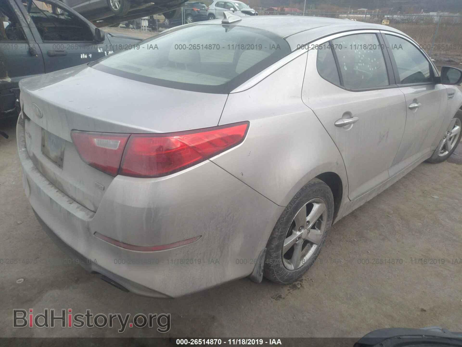 2015 KIA OPTIMA - VIN: KNAGM4A79F5587121 - Photo 4