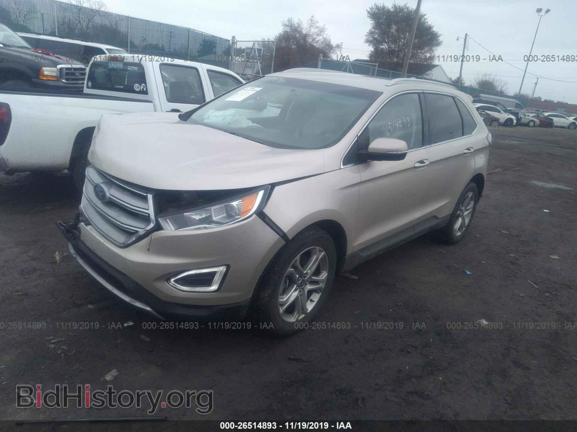 2017 FORD EDGE - VIN: 2FMPK4K91HBC04324 - Фото 2