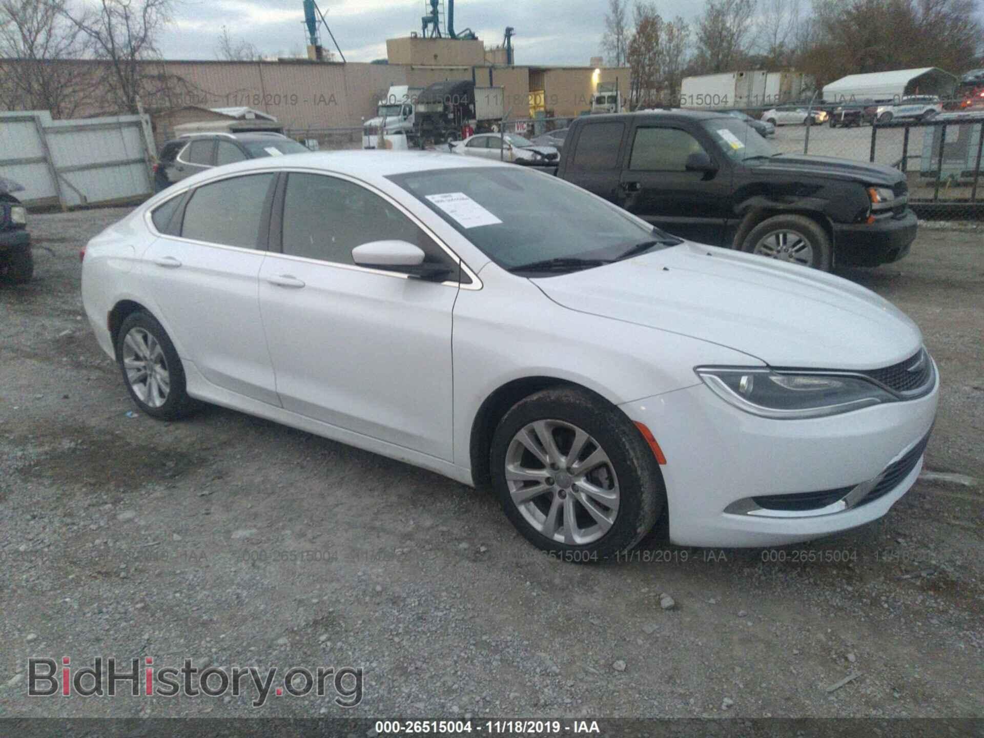 Photo 1C3CCCAB3GN141068 - CHRYSLER 200 2016