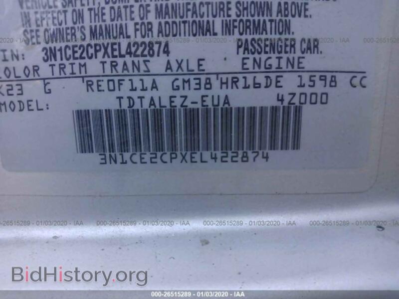 2014 Nissan VERSA NOTE (VIN 3N1CE2CPXEL422874) — photo 9 of 11