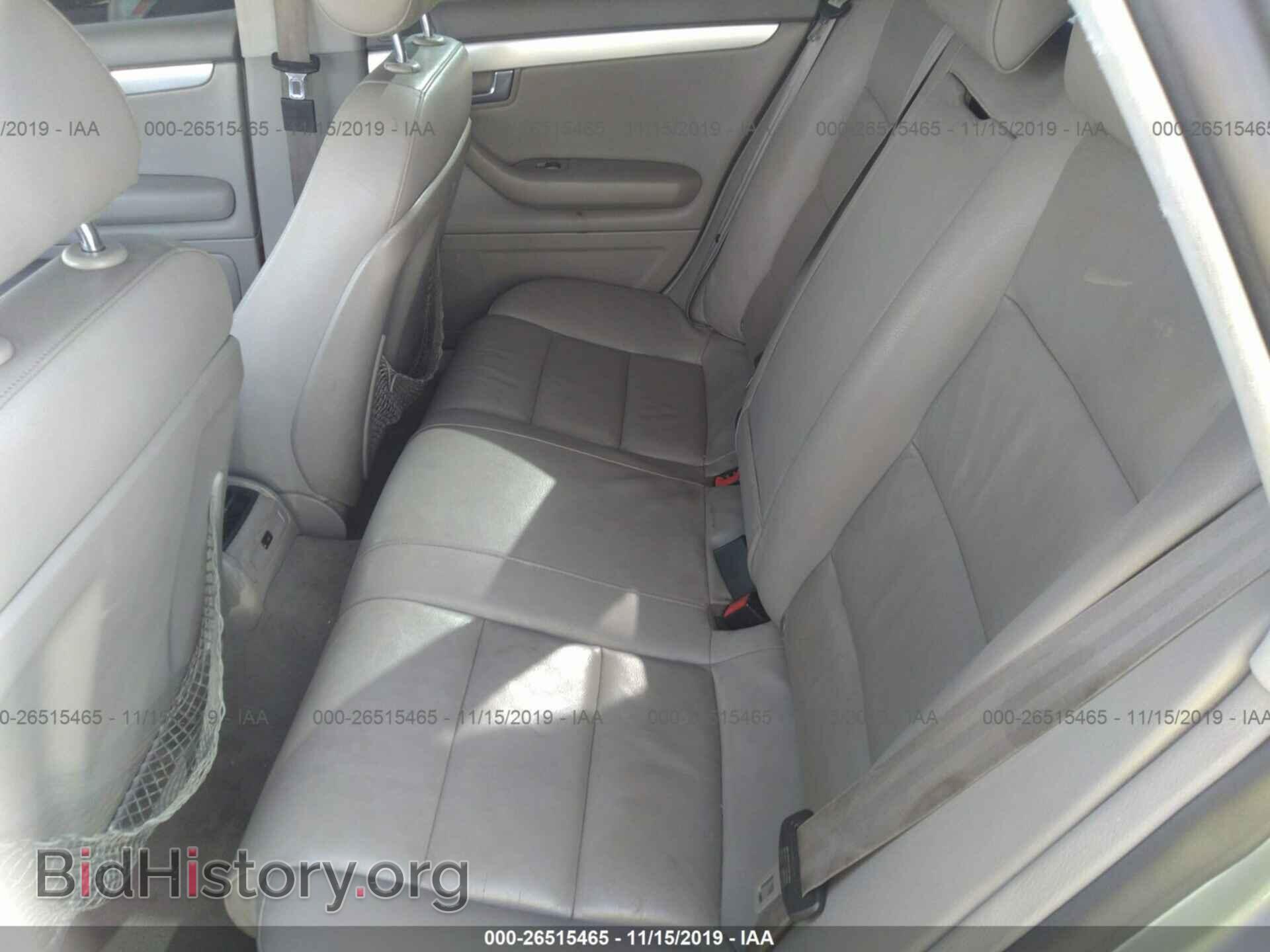 2006 AUDI A4 - VIN: WAUAF78E16A247801 - Фото 8