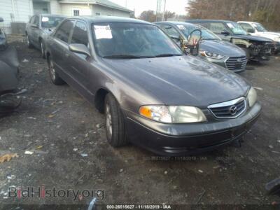 2000 Mazda 626 ES/LX, gray — VIN 1YVGF22D4Y5154969, IAAI