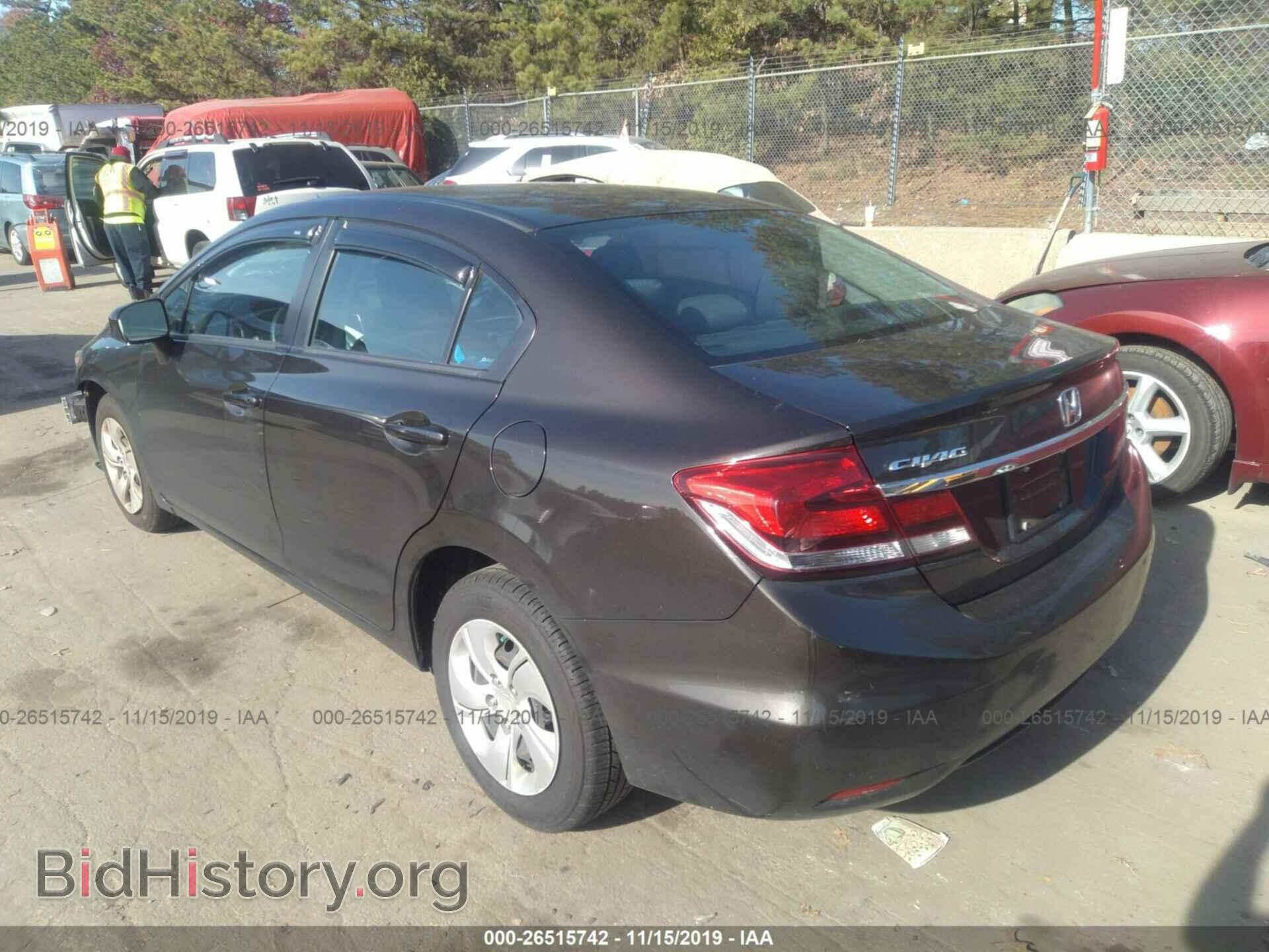2014 HONDA CIVIC - VIN: 2HGFB2F55EH508231 - Фото 3