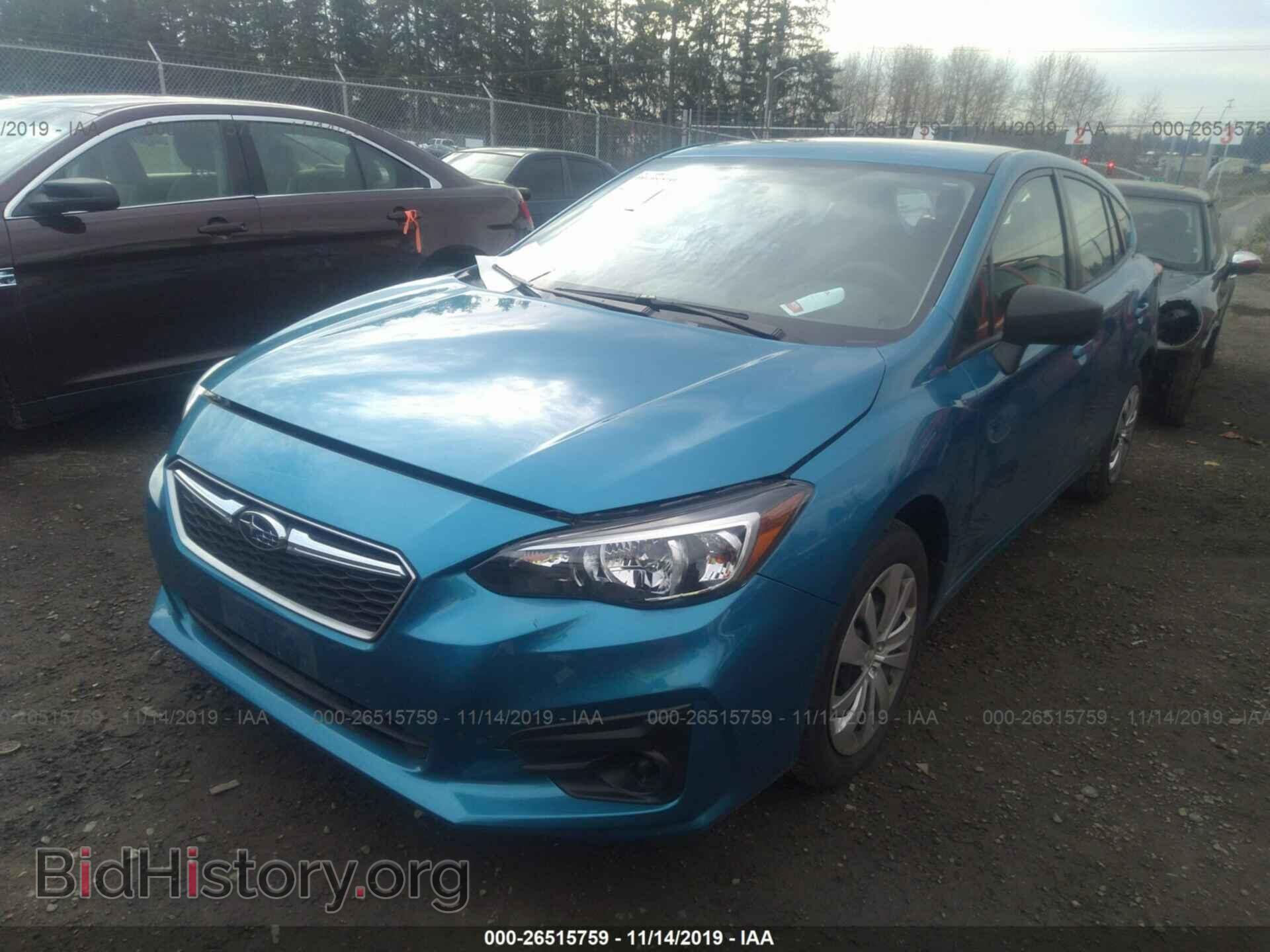 2017 SUBARU IMPREZA - VIN: 4S3GTAA61H3726362 - Фото 2