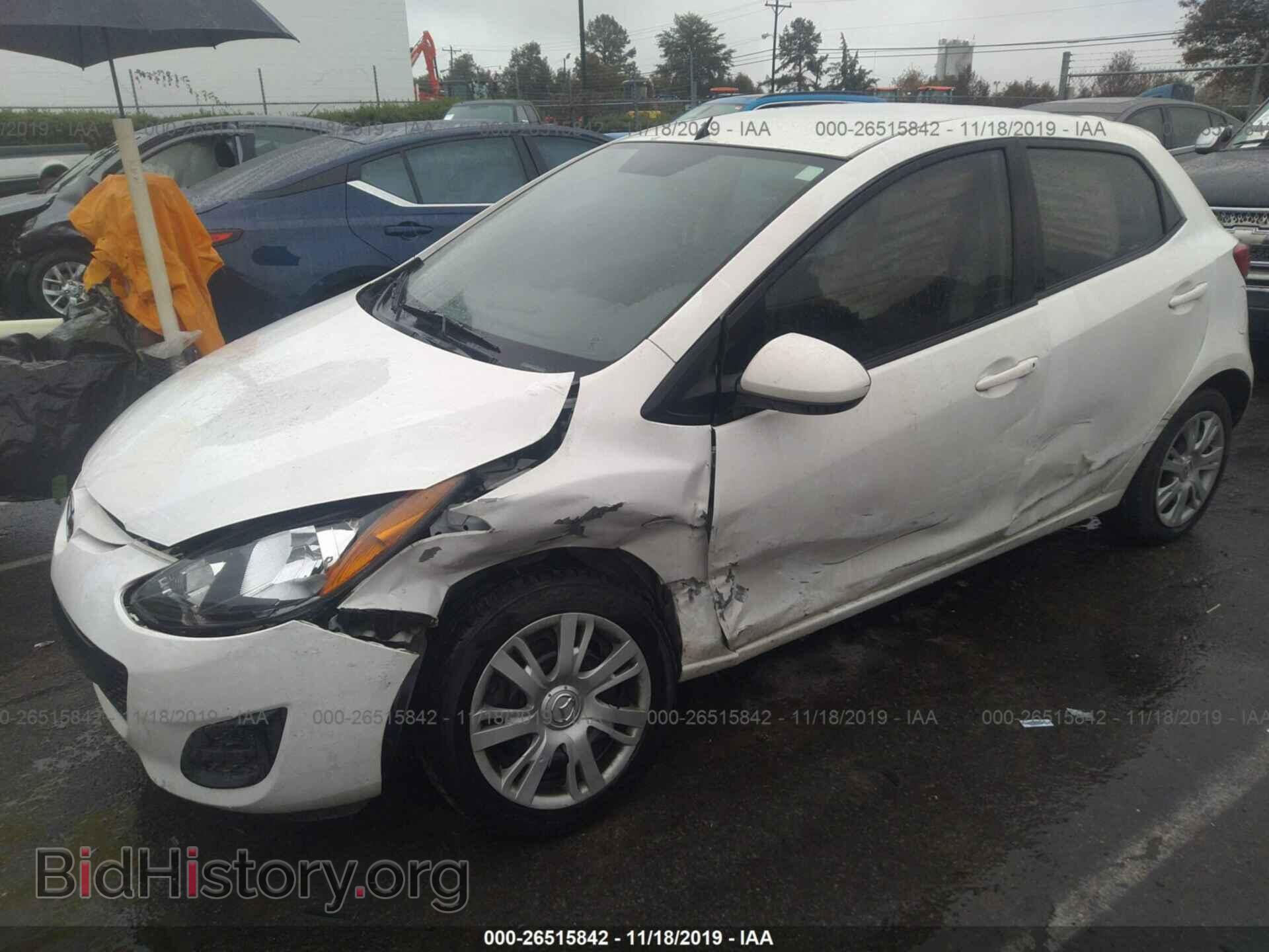 2014 MAZDA MAZDA2 - VIN: JM1DE1KY1E0188305 - Фото 2