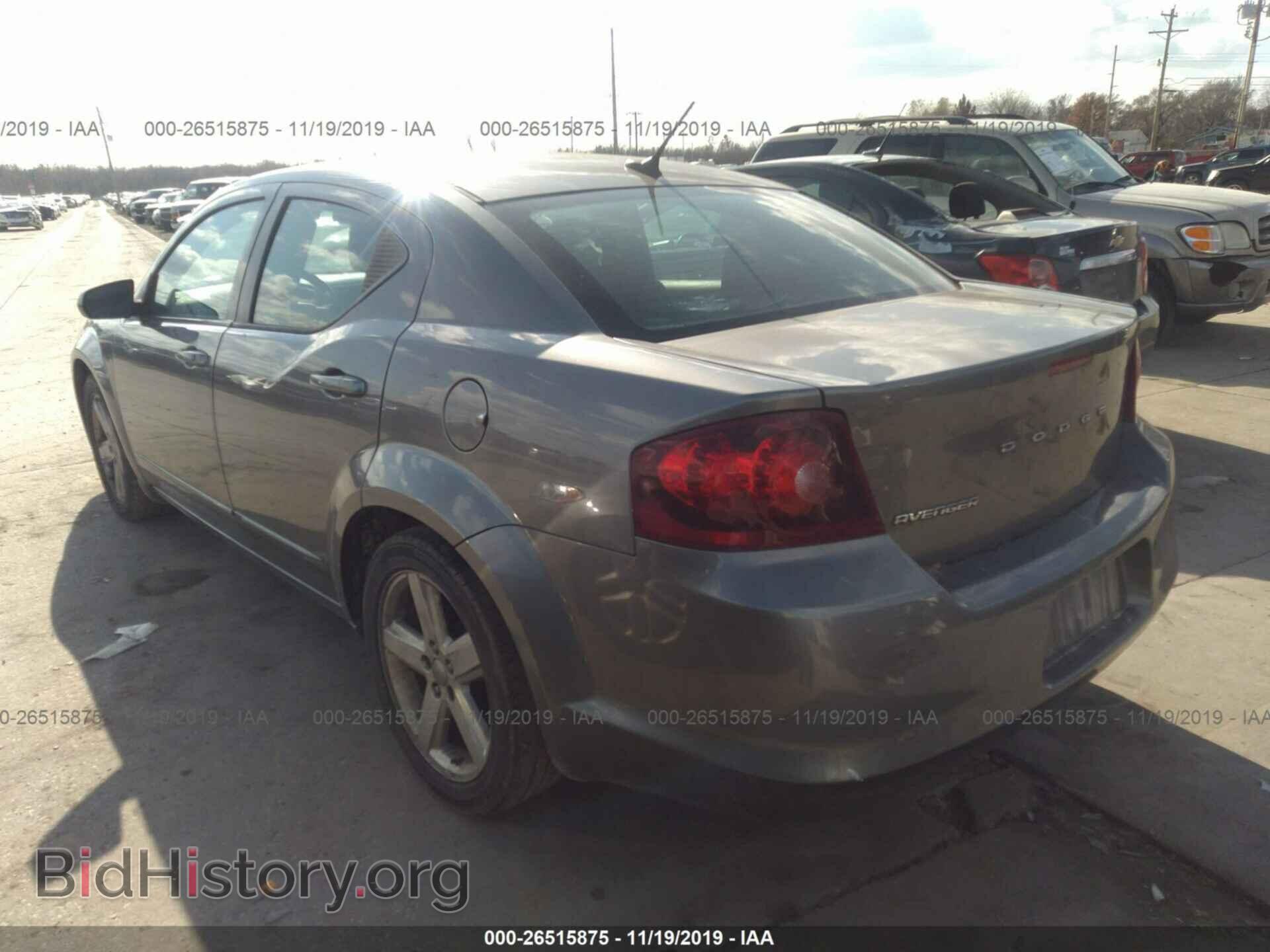 2013 DODGE AVENGER - VIN: 1C3CDZAB0DN713340 - Фото 3