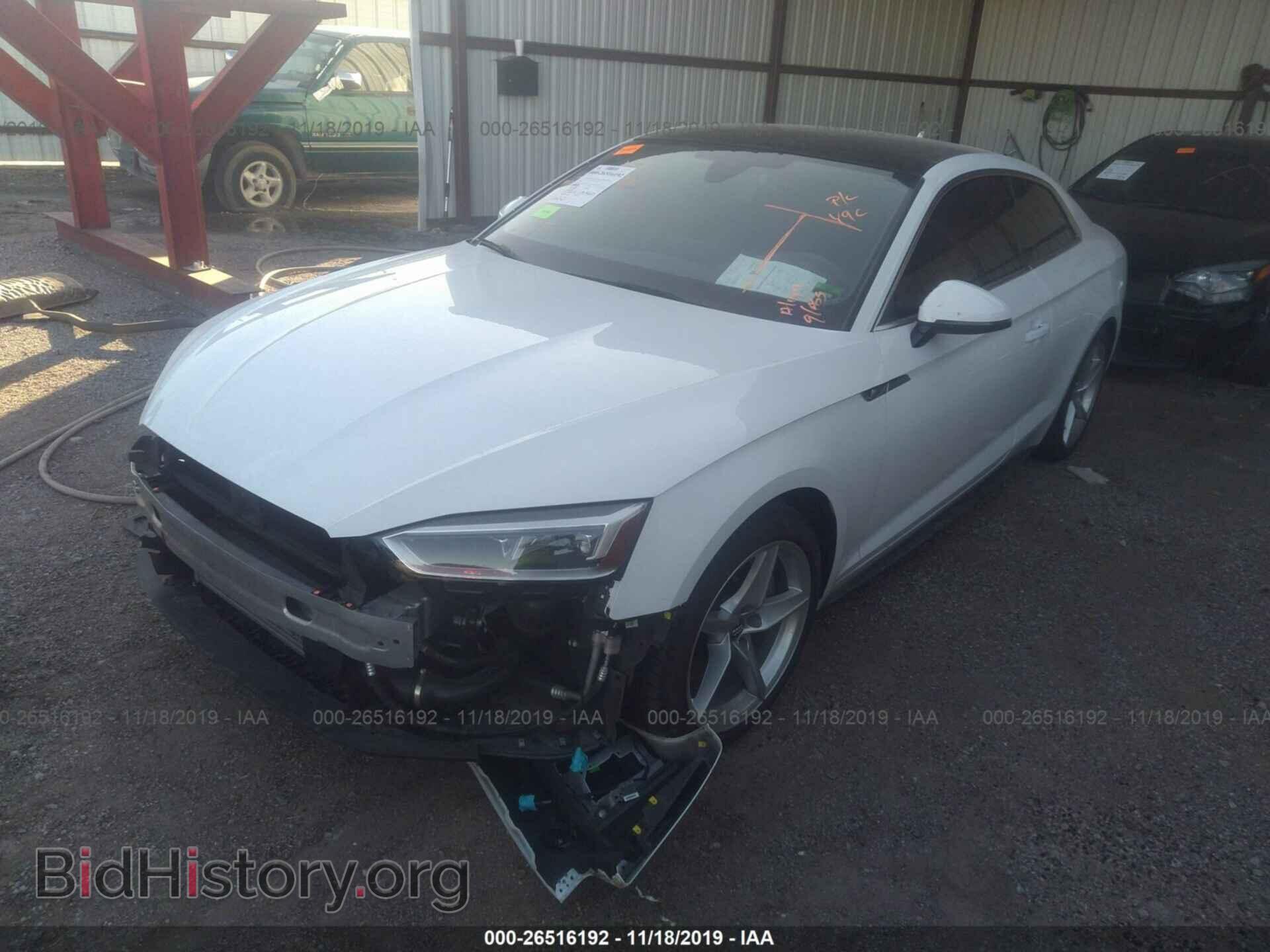 2018 AUDI A5 - VIN: WAUTNAF56JA010743 - Фото 2