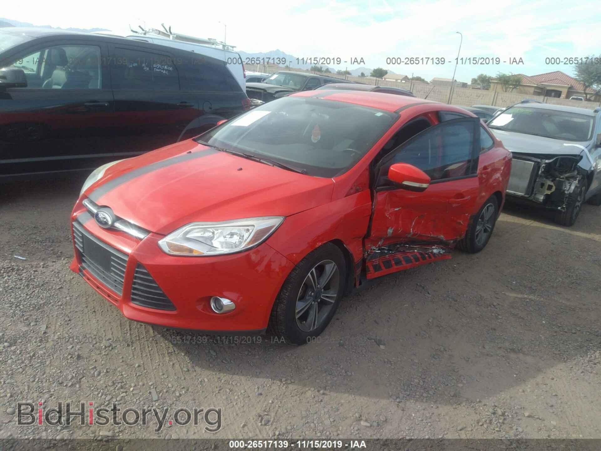 2014 FORD FOCUS - VIN: 1FADP3F22EL372703 - Фото 2