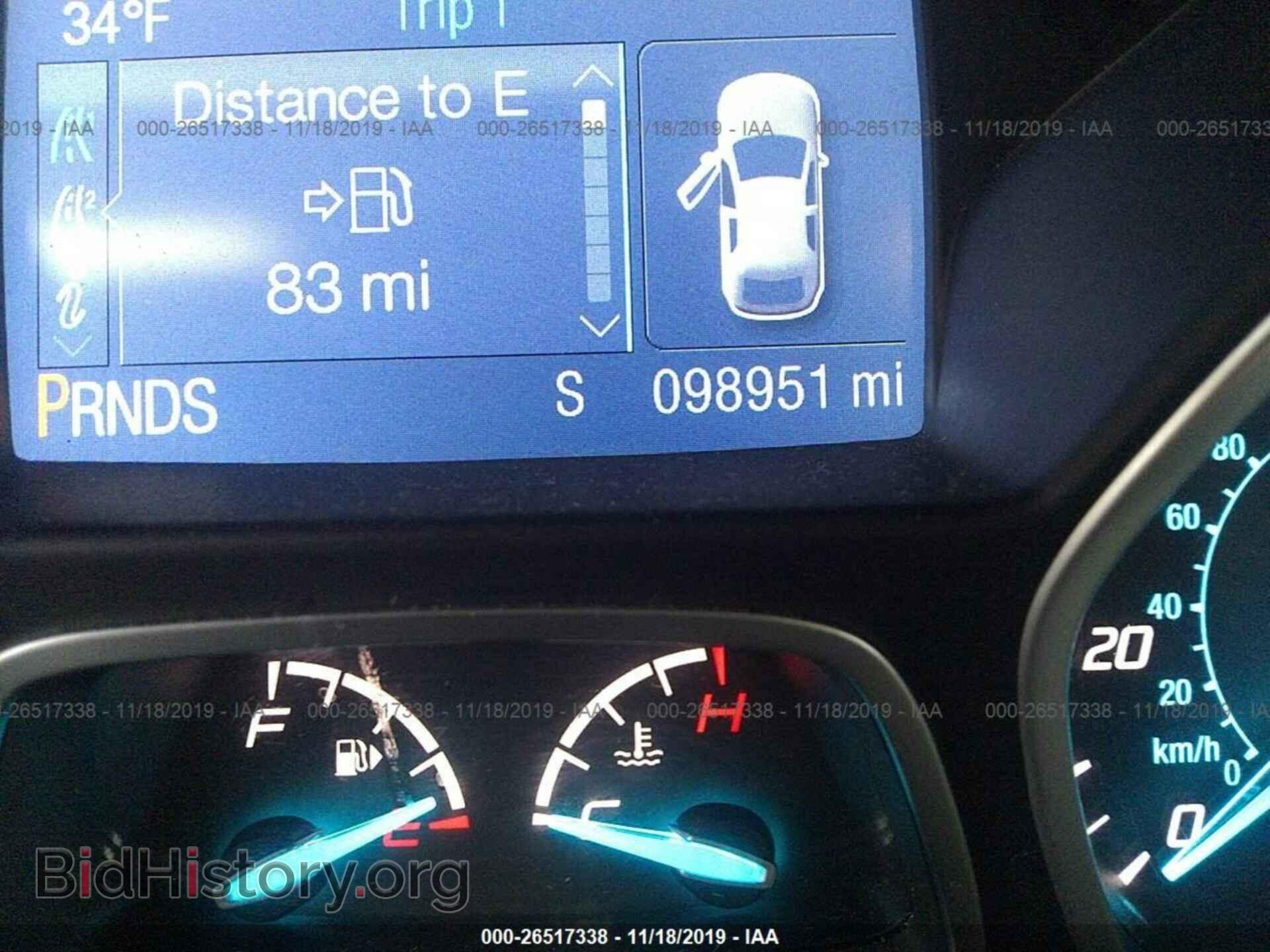 2014 FORD ESCAPE - VIN: 1FMCU0GX0EUC28371 - Фото 7