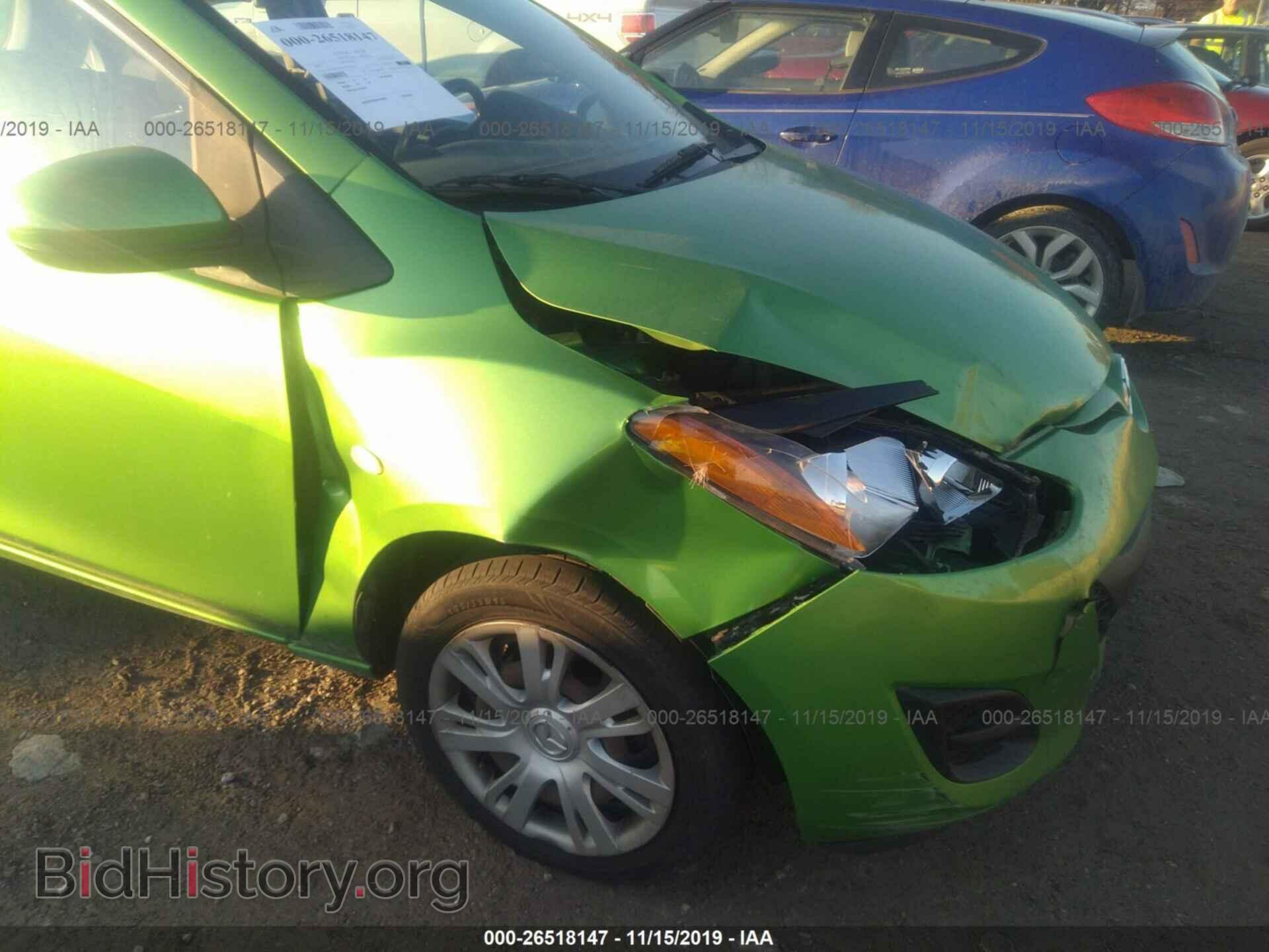 2013 MAZDA MAZDA2 - VIN: JM1DE1KY4D0166670 - Фото 6