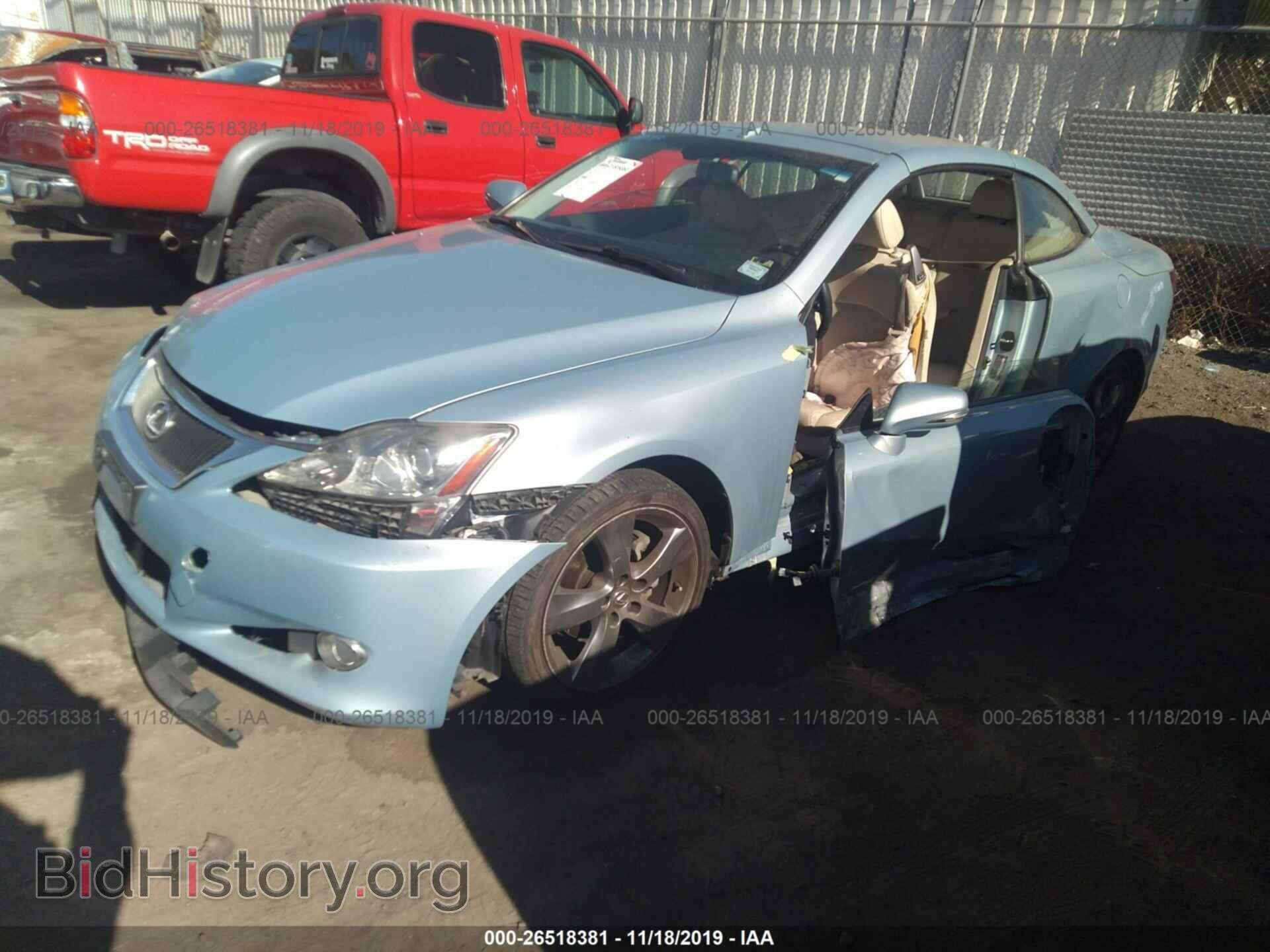 2010 LEXUS IS - VIN: JTHFF2C20A2501069 - Фото 2