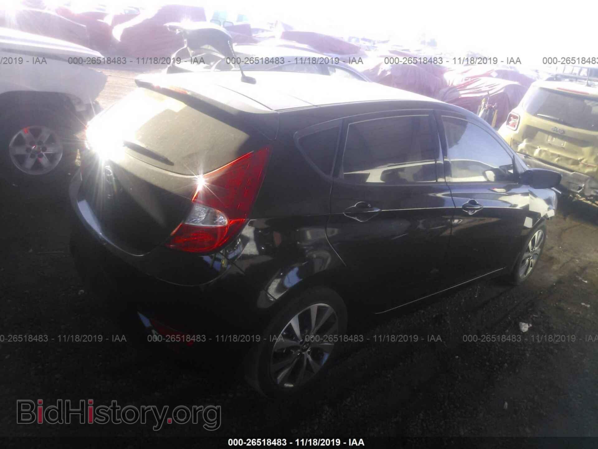 2016 HYUNDAI ACCENT - VIN: KMHCU5AE6GU239740 - Фото 4