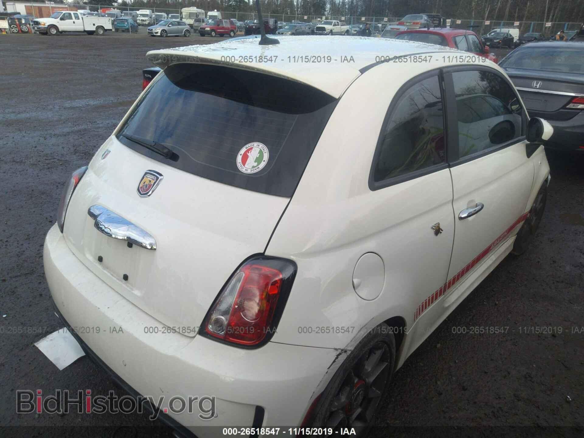 2015 FIAT 500 - VIN: 3C3CFFFH0FT500977 - Фото 4