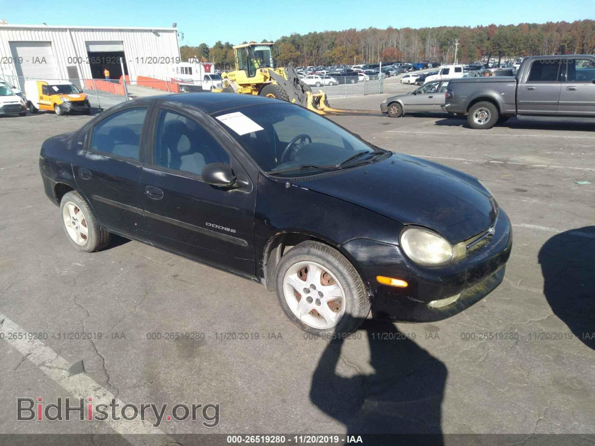 Фотография 1B3ES46C2YD777276 - DODGE NEON 2000