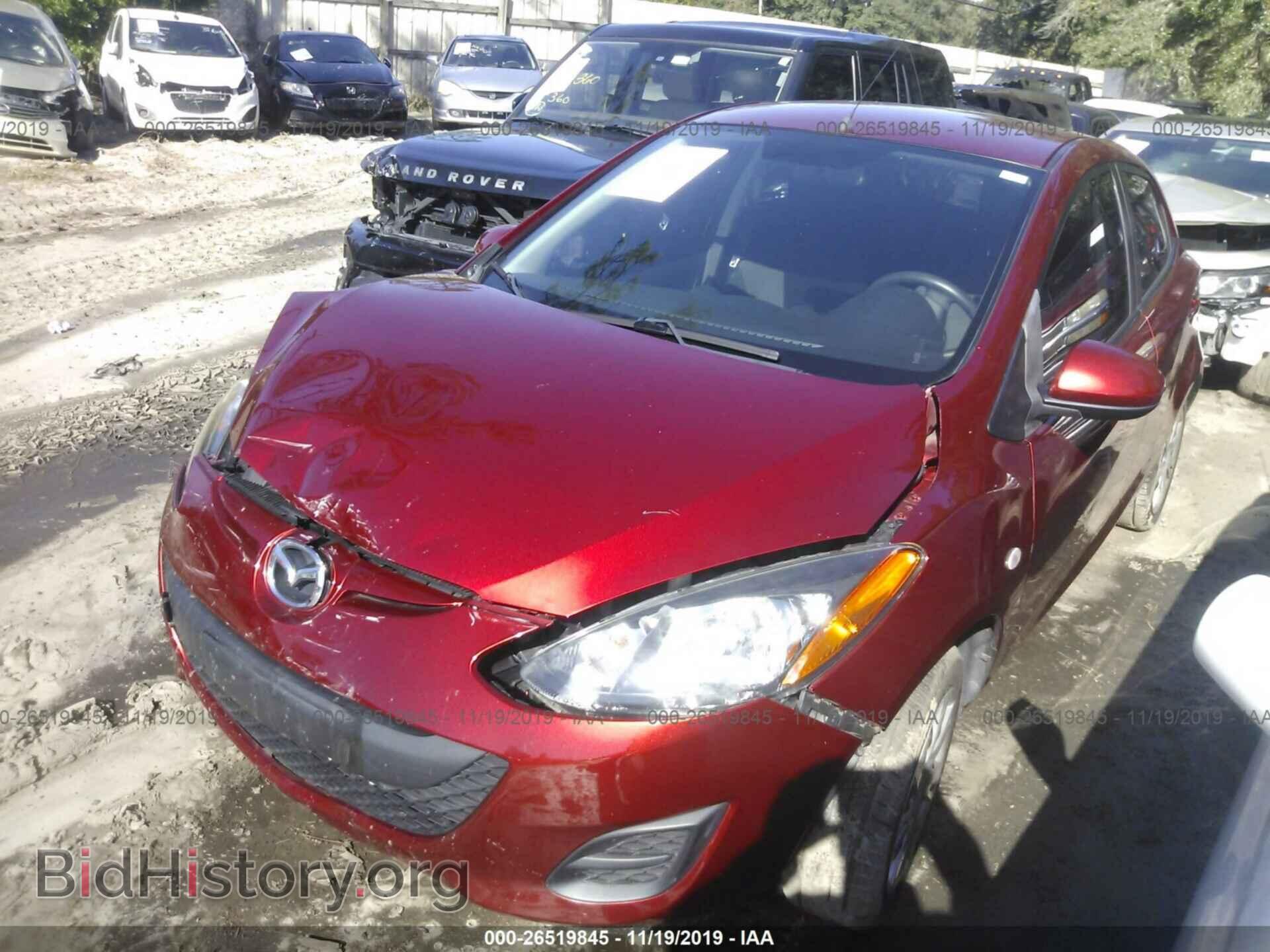 2014 MAZDA MAZDA2 - VIN: JM1DE1KY2E0178334 - Фото 2