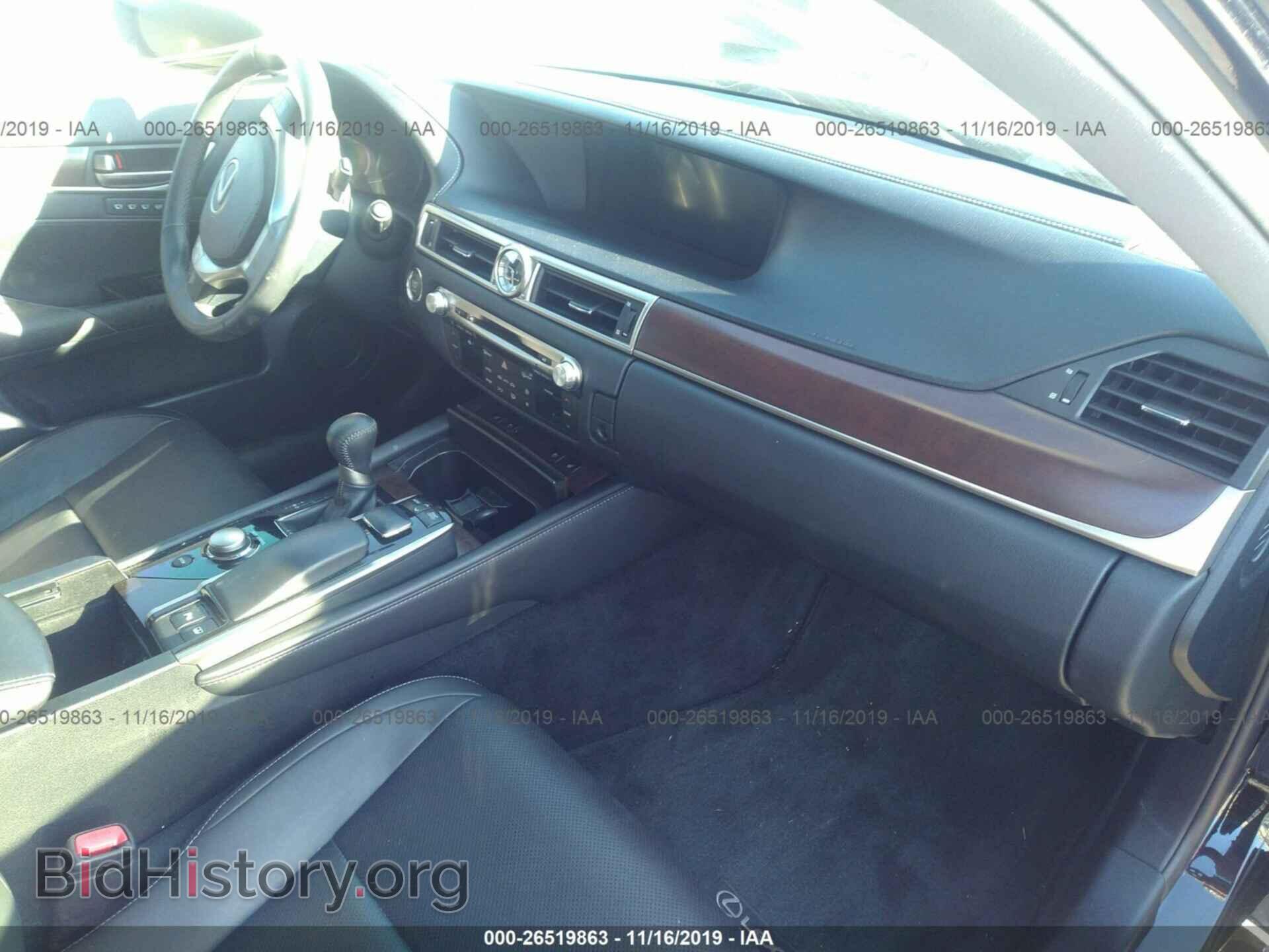 2013 LEXUS GS - VIN: JTHBE1BL8D5024027 - Фото 5