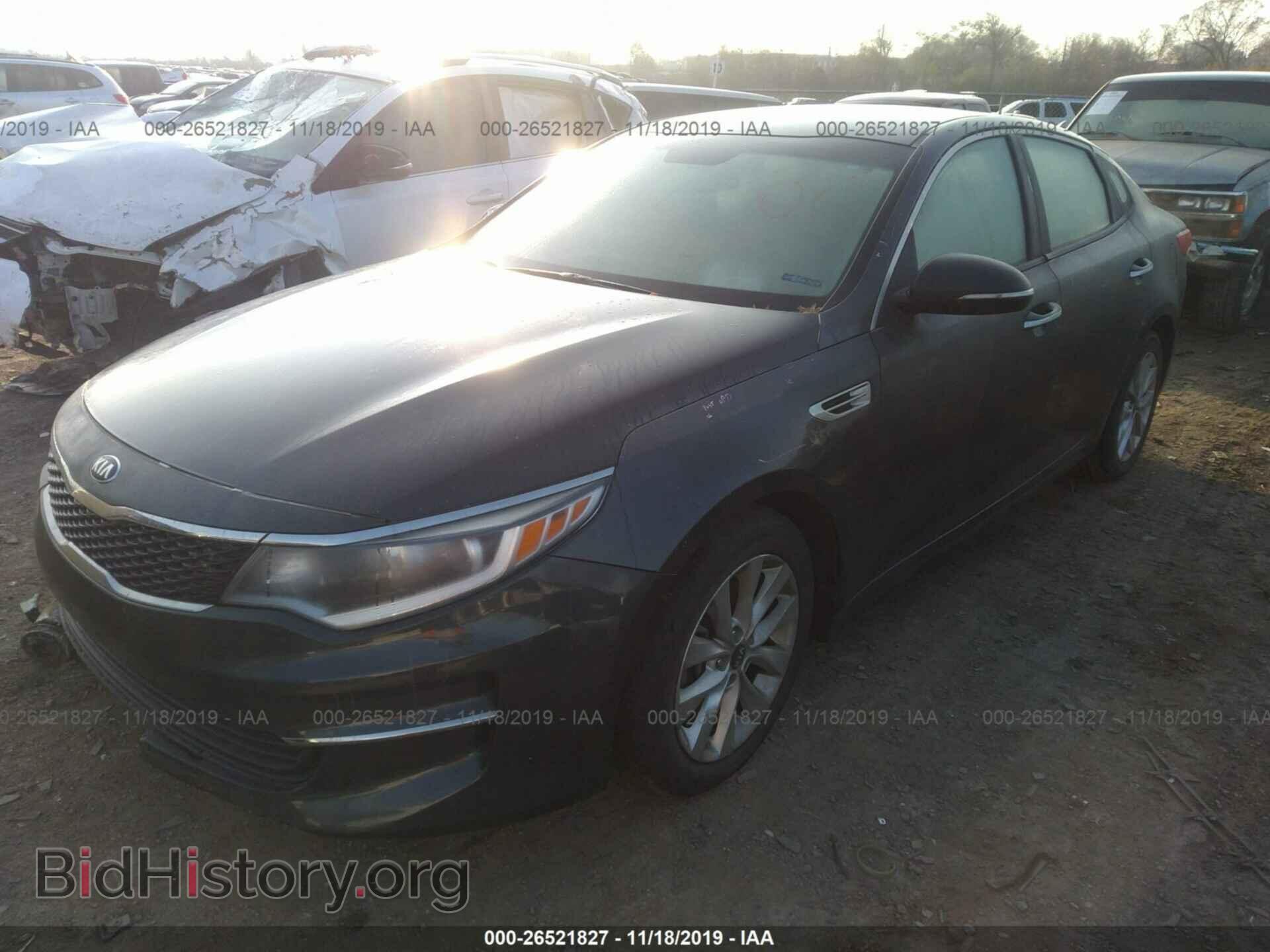 2016 KIA OPTIMA - VIN: 5XXGT4L34GG062111 - Фото 2