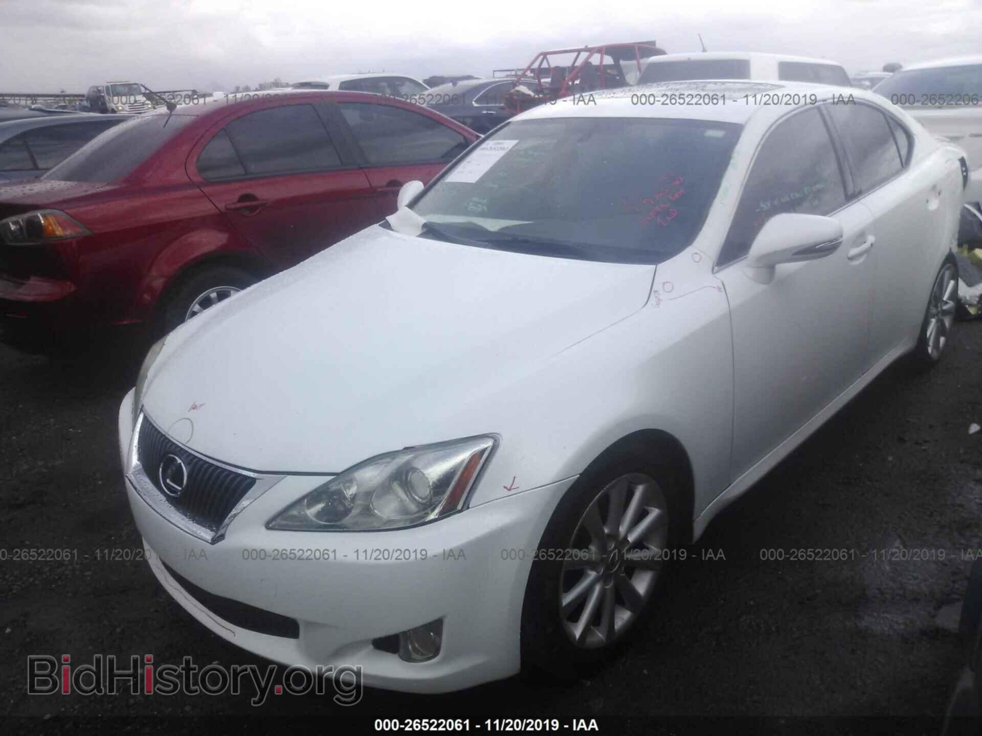 2009 LEXUS IS - VIN: JTHBK262295101952 - Фото 2