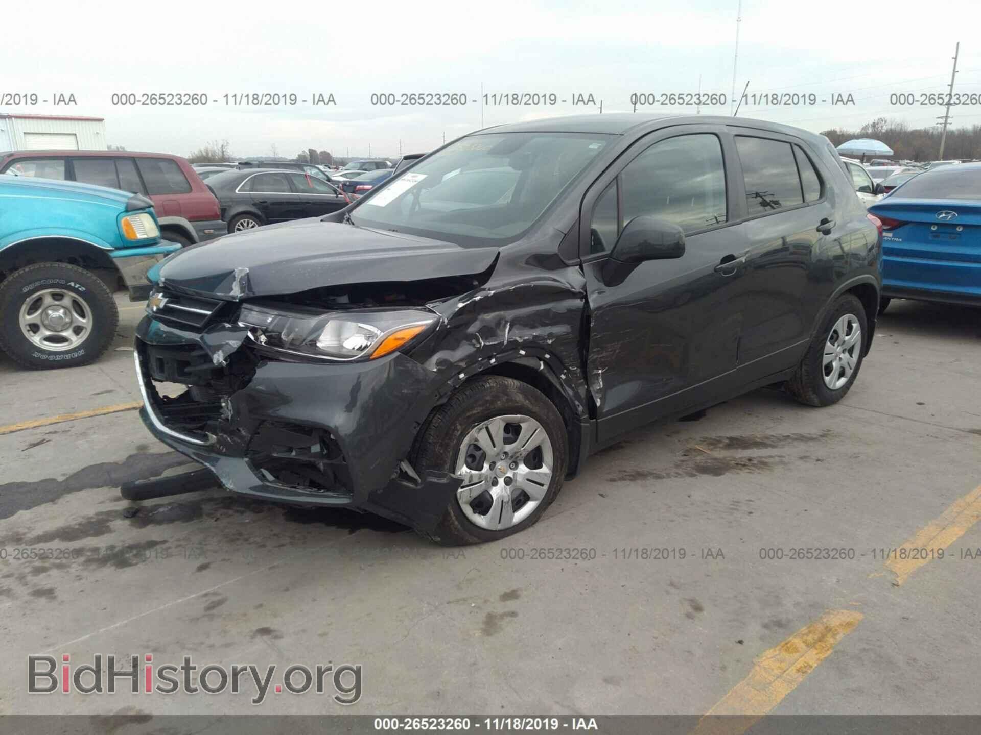 2019 CHEVROLET TRAX - VIN: 3GNCJKSB3KL167194 - Фото 2