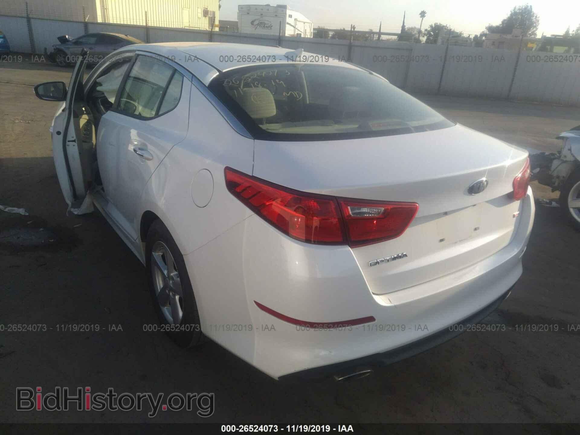 2014 KIA OPTIMA - VIN: KNAGM4A76E5467937 - Photo 3