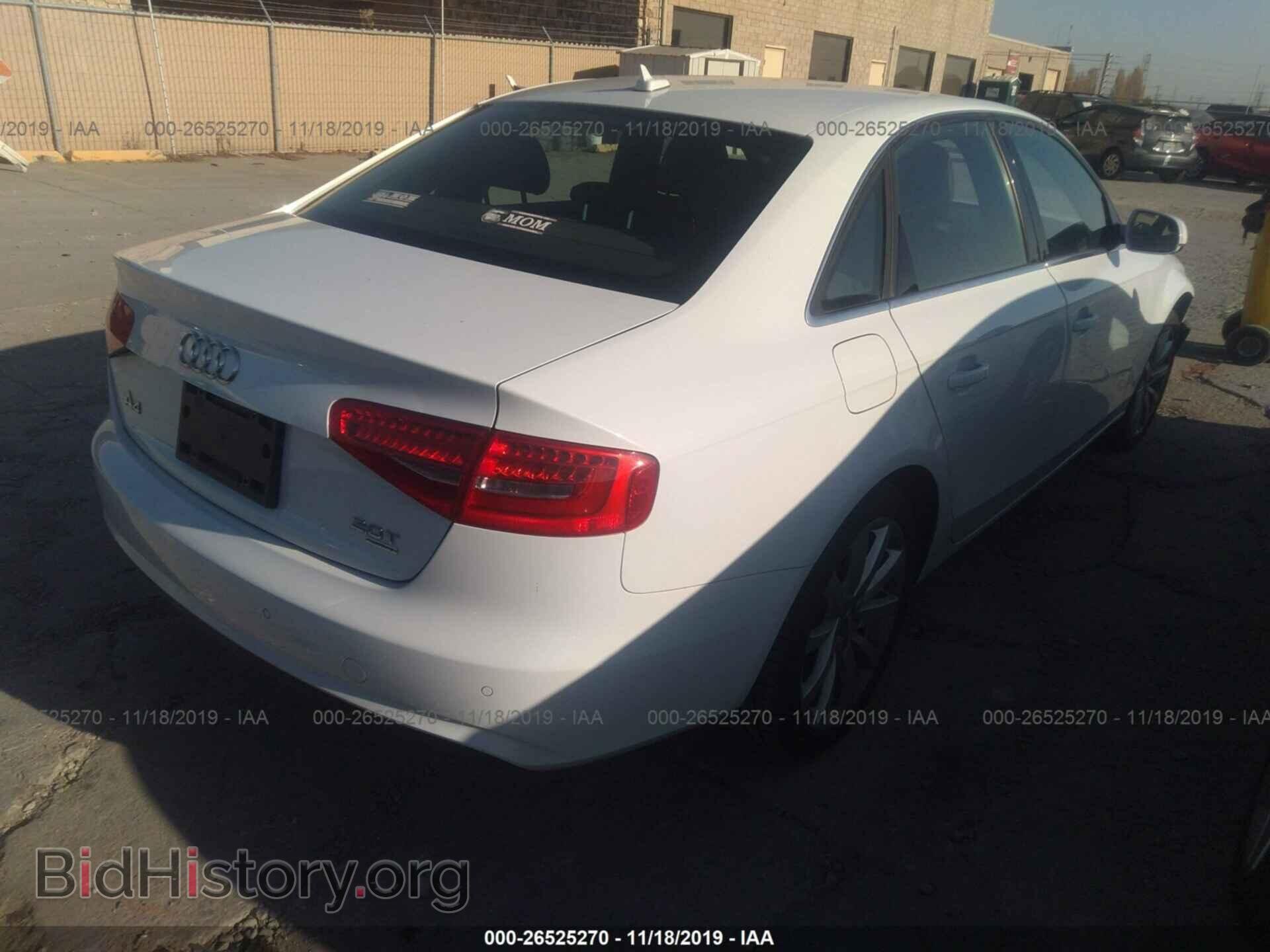2013 AUDI A4 - VIN: WAUFFAFL9DN016090 - Фото 4