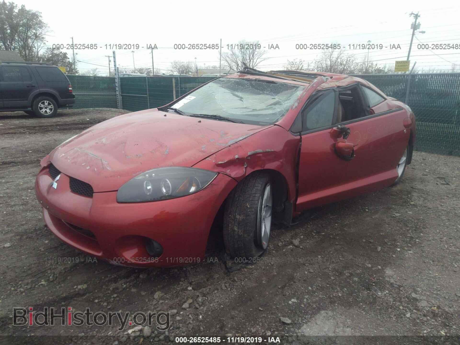 2008 MITSUBISHI ECLIPSE - VIN: 4A3AK24F18E035215 - Фото 2
