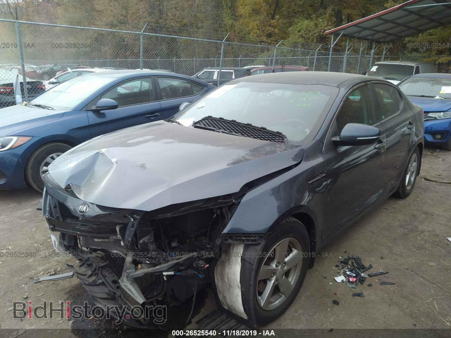 2015 KIA OPTIMA - VIN: 5XXGM4A76FG484706 - Фото 2