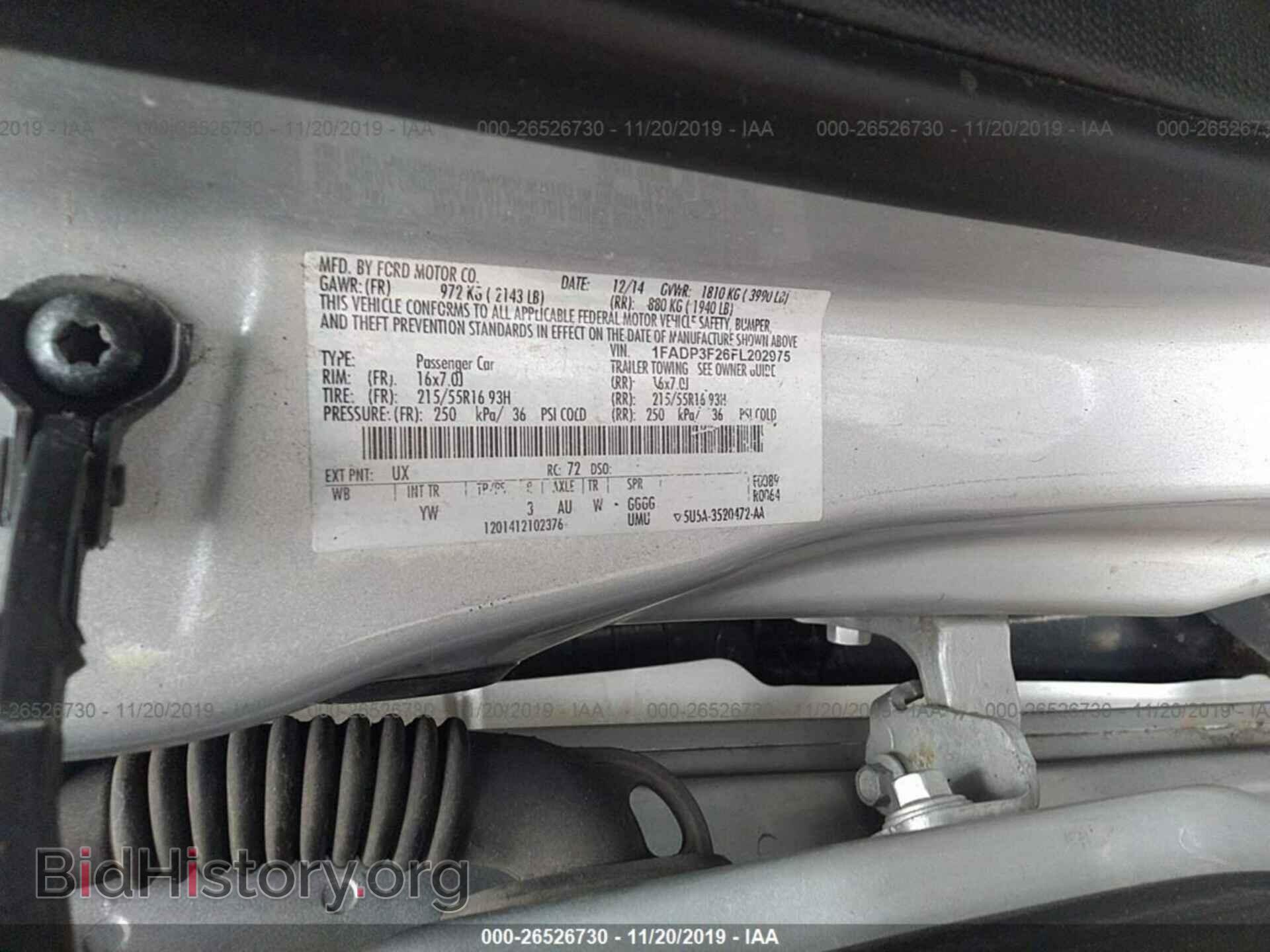 2015 FORD FOCUS - VIN: 1FADP3F26FL202975 - Фото 9