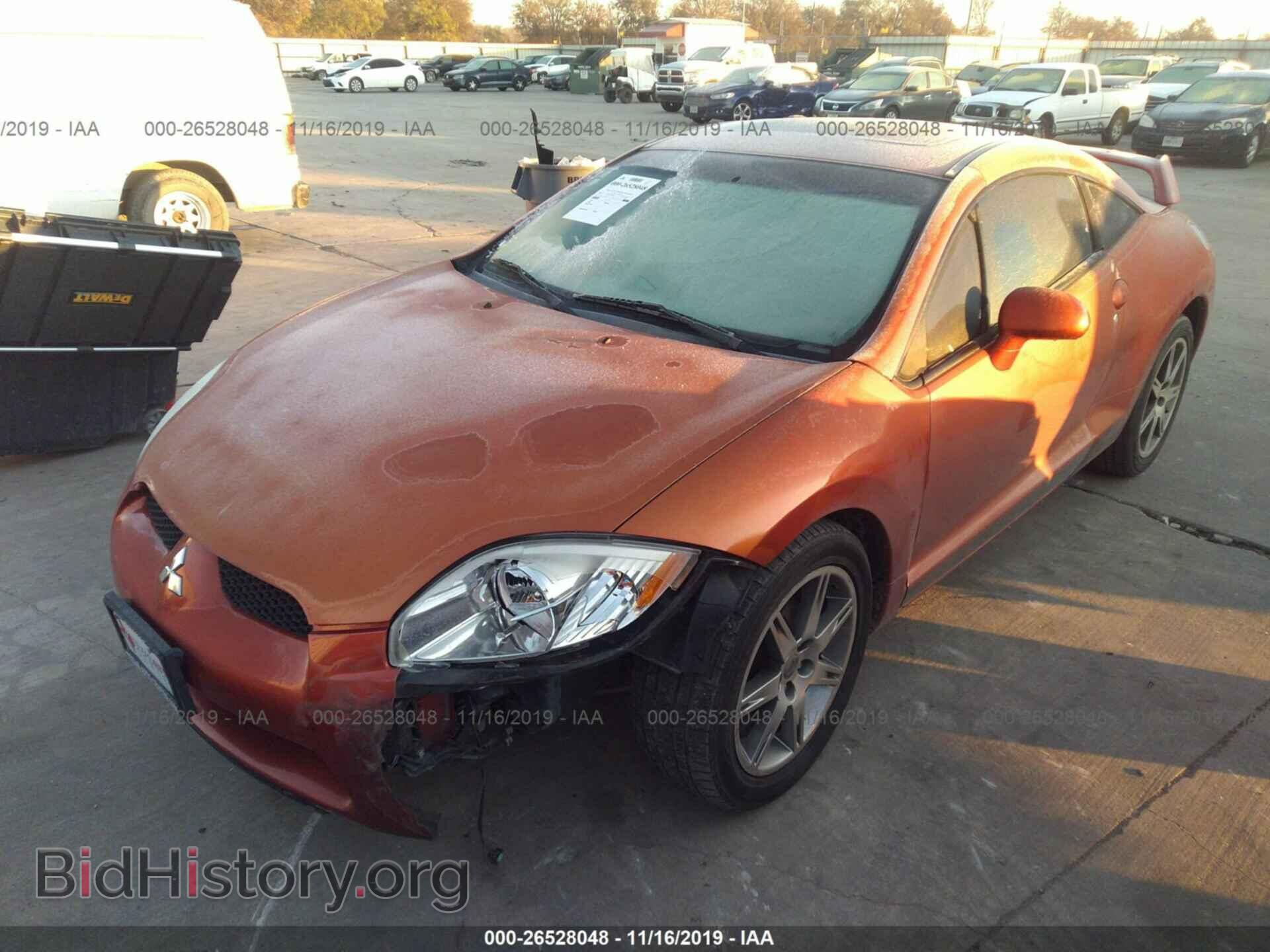2008 MITSUBISHI ECLIPSE - VIN: 4A3AK64T78E019839 - Фото 2