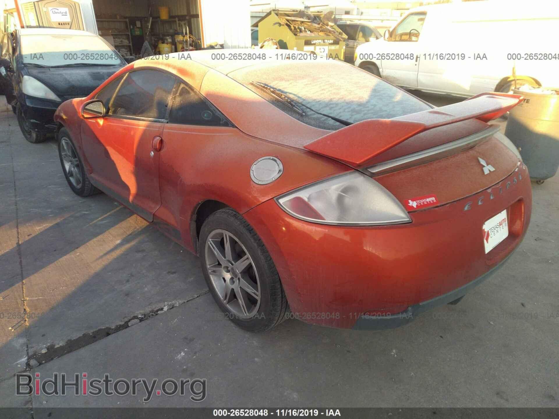2008 MITSUBISHI ECLIPSE - VIN: 4A3AK64T78E019839 - Фото 3