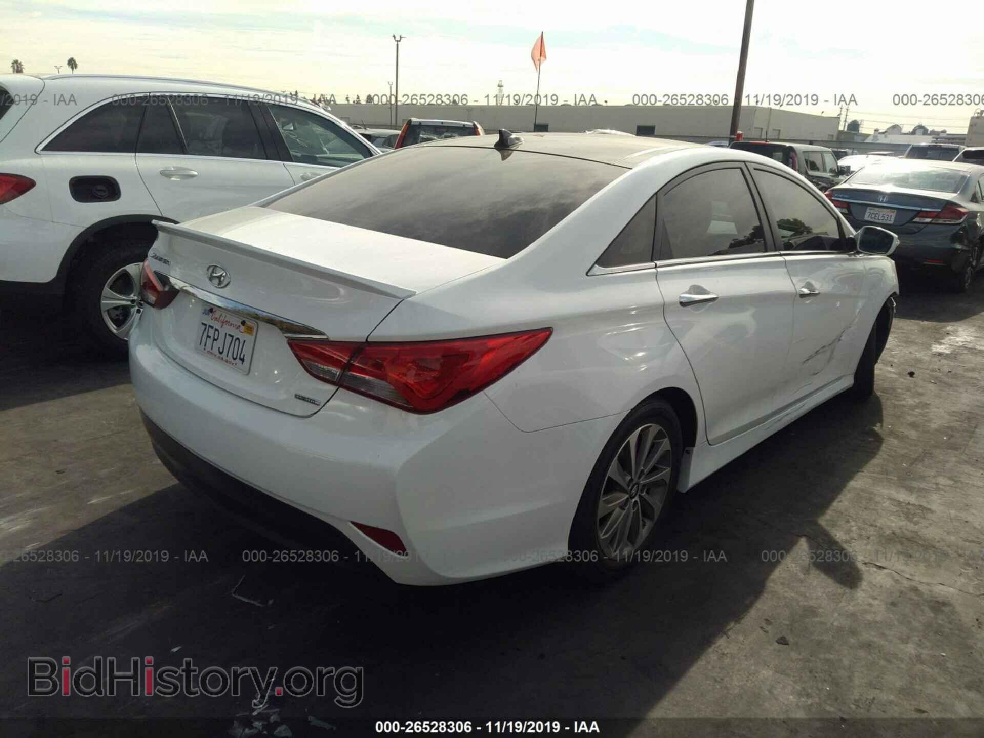 2014 HYUNDAI SONATA - VIN: 5NPEC4AC0EH930682 - Фото 4