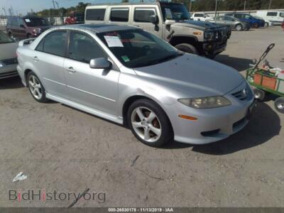2005 Mazda 6 I, серебристый — VIN 1YVHP80C455M10960, IAAI