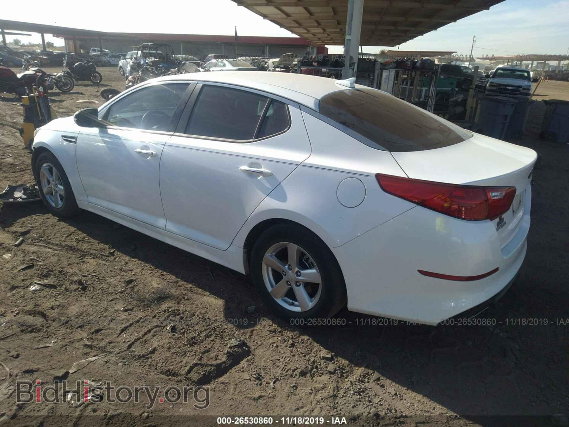 2015 KIA Optima - VIN: KNAGM4A76F5631639 - Фото 3