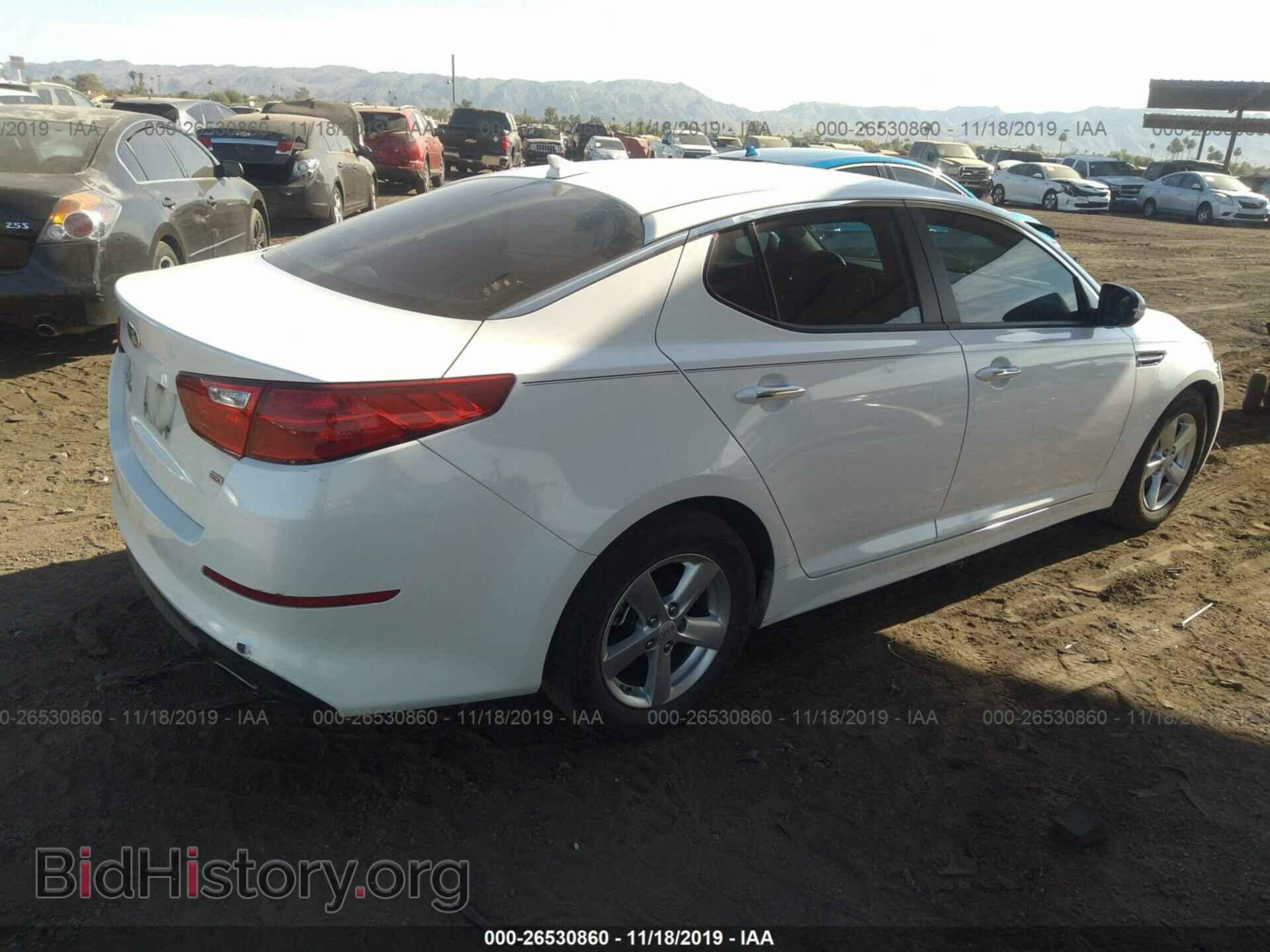 2015 KIA Optima - VIN: KNAGM4A76F5631639 - Фото 4