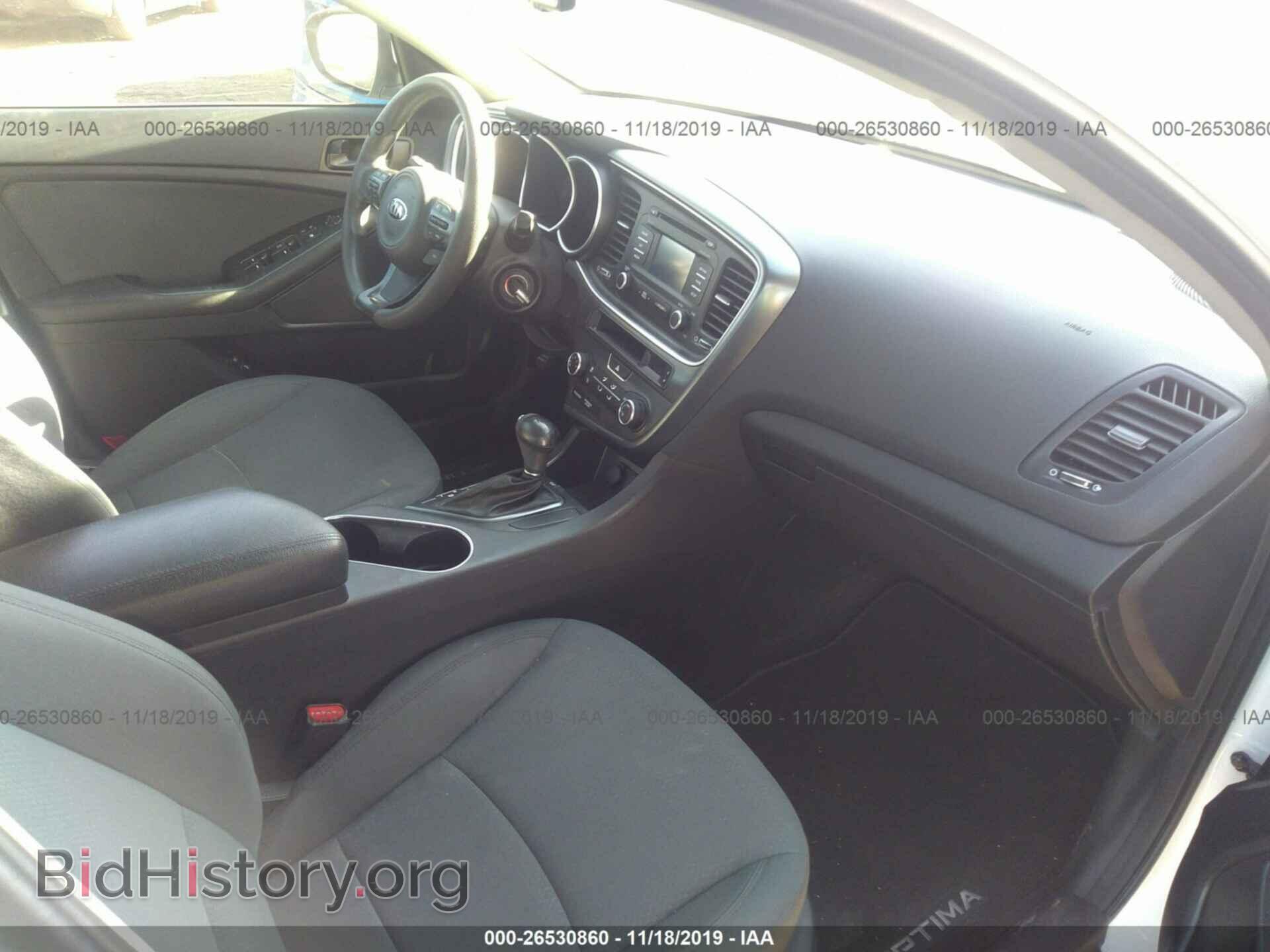 2015 KIA Optima - VIN: KNAGM4A76F5631639 - Фото 5