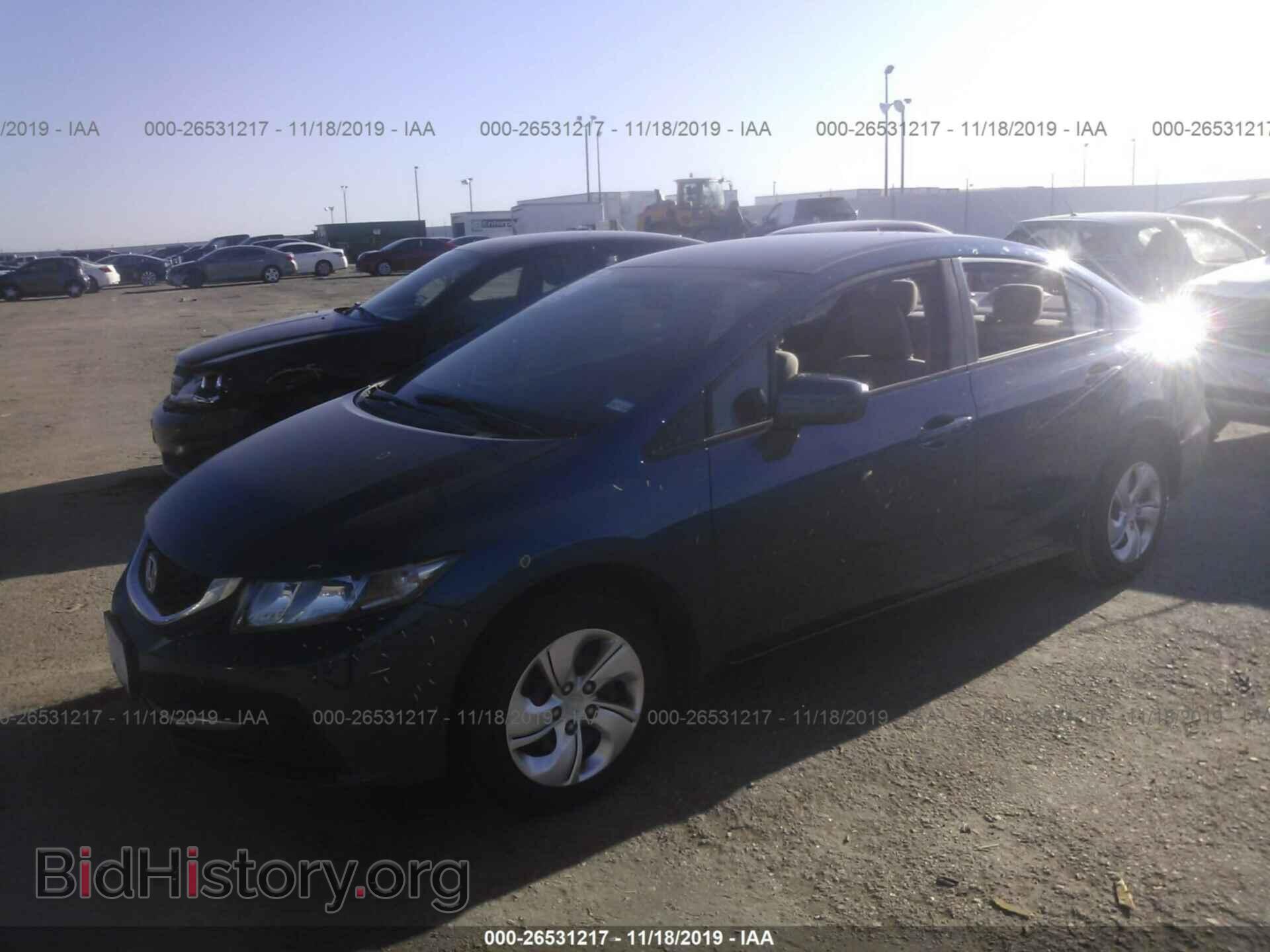 2014 HONDA CIVIC - VIN: 19XFB2F50EE066954 - Фото 2