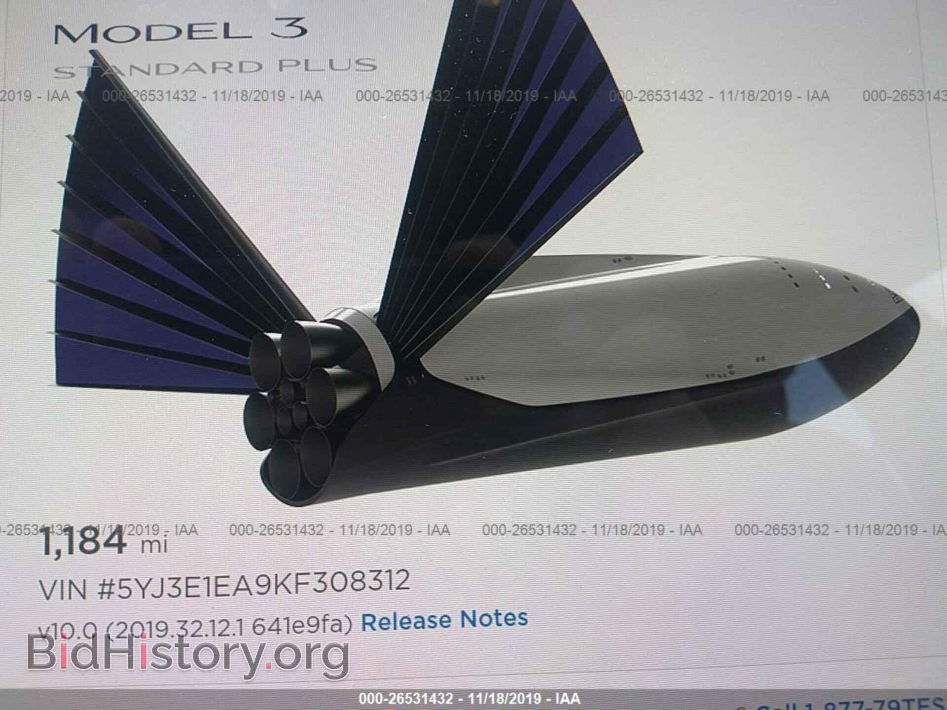 2019 TESLA MODEL 3 - VIN: 5YJ3E1EA9KF308312 - Photo 7