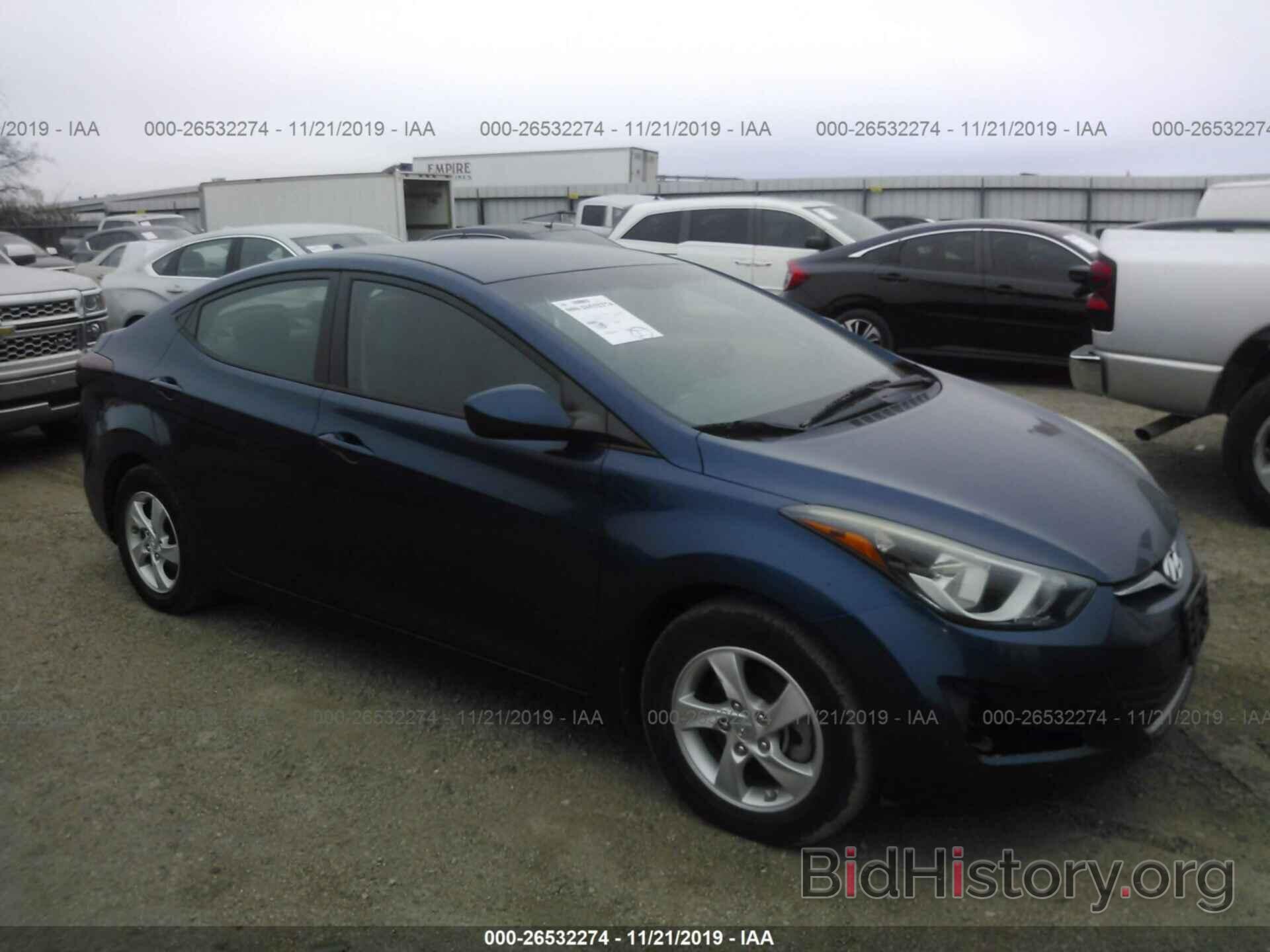 Photo KMHDH4AE5EU212657 - HYUNDAI ELANTRA 2014