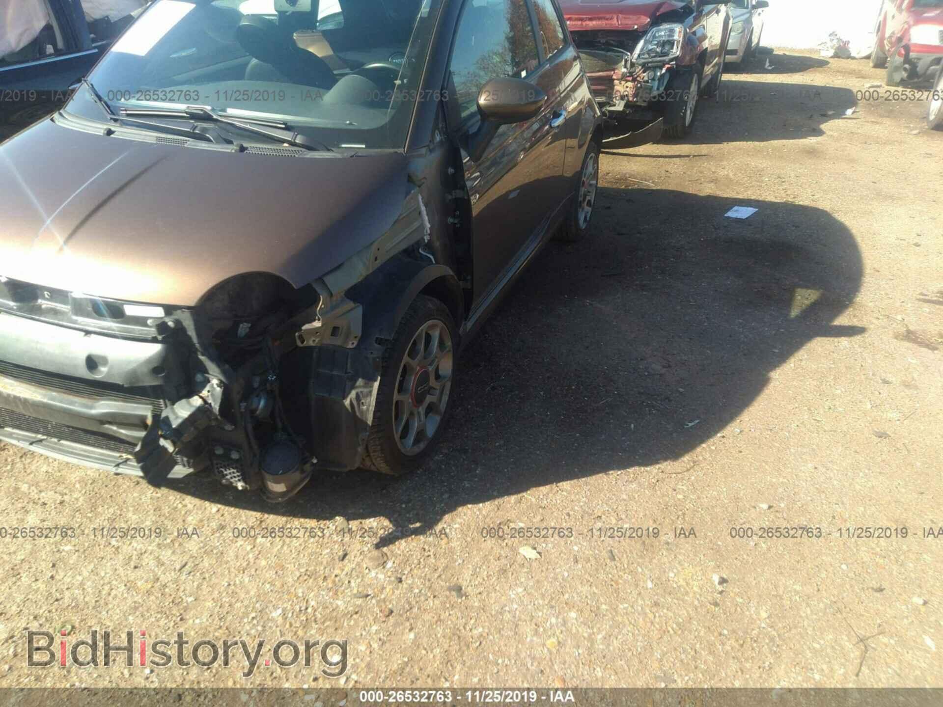2012 FIAT 500 - VIN: 3C3CFFBR3CT212431 - Фото 2