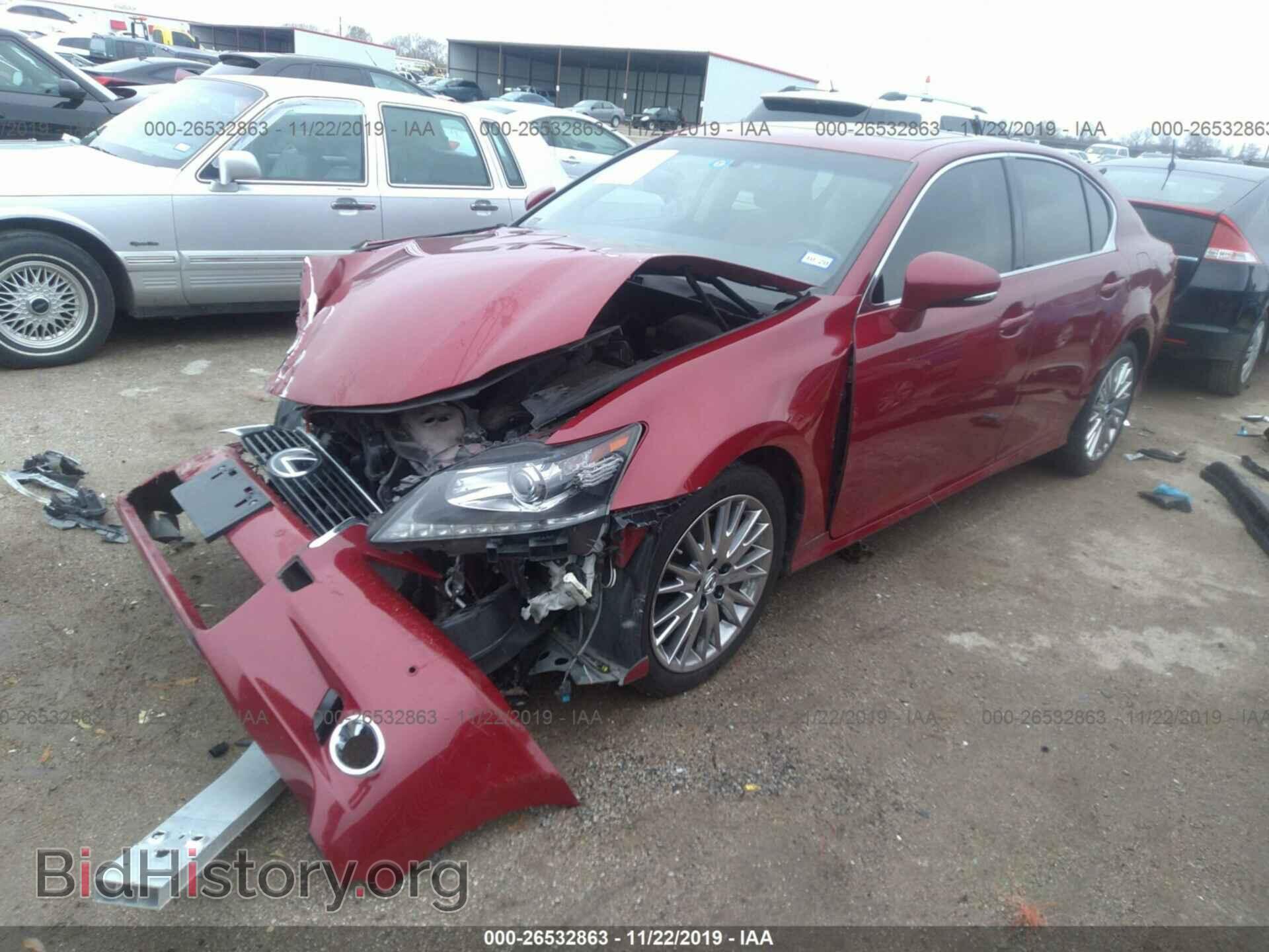 2013 LEXUS GS - VIN: JTHBE1BL3D5017485 - Фото 2