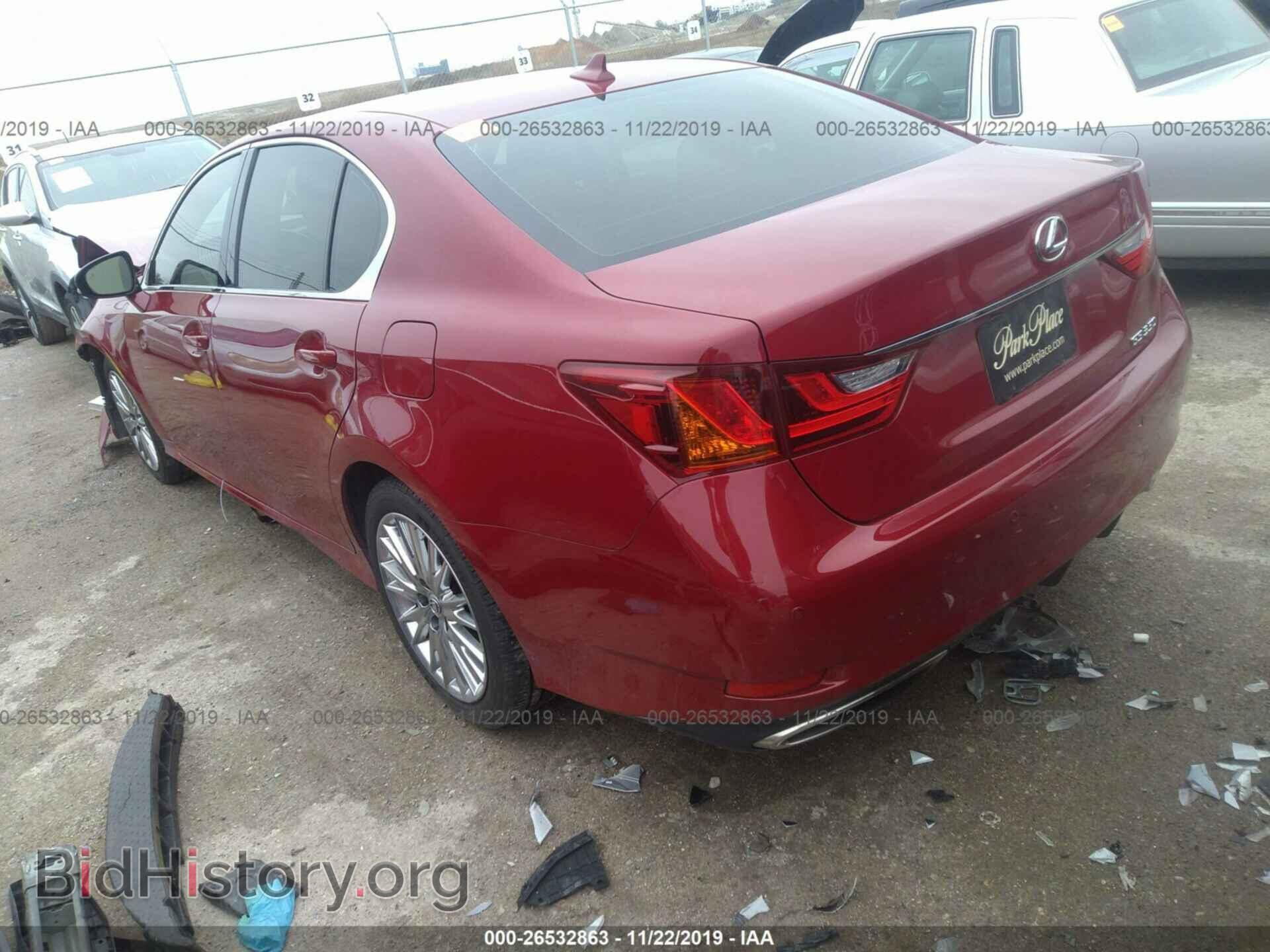 2013 LEXUS GS - VIN: JTHBE1BL3D5017485 - Фото 3