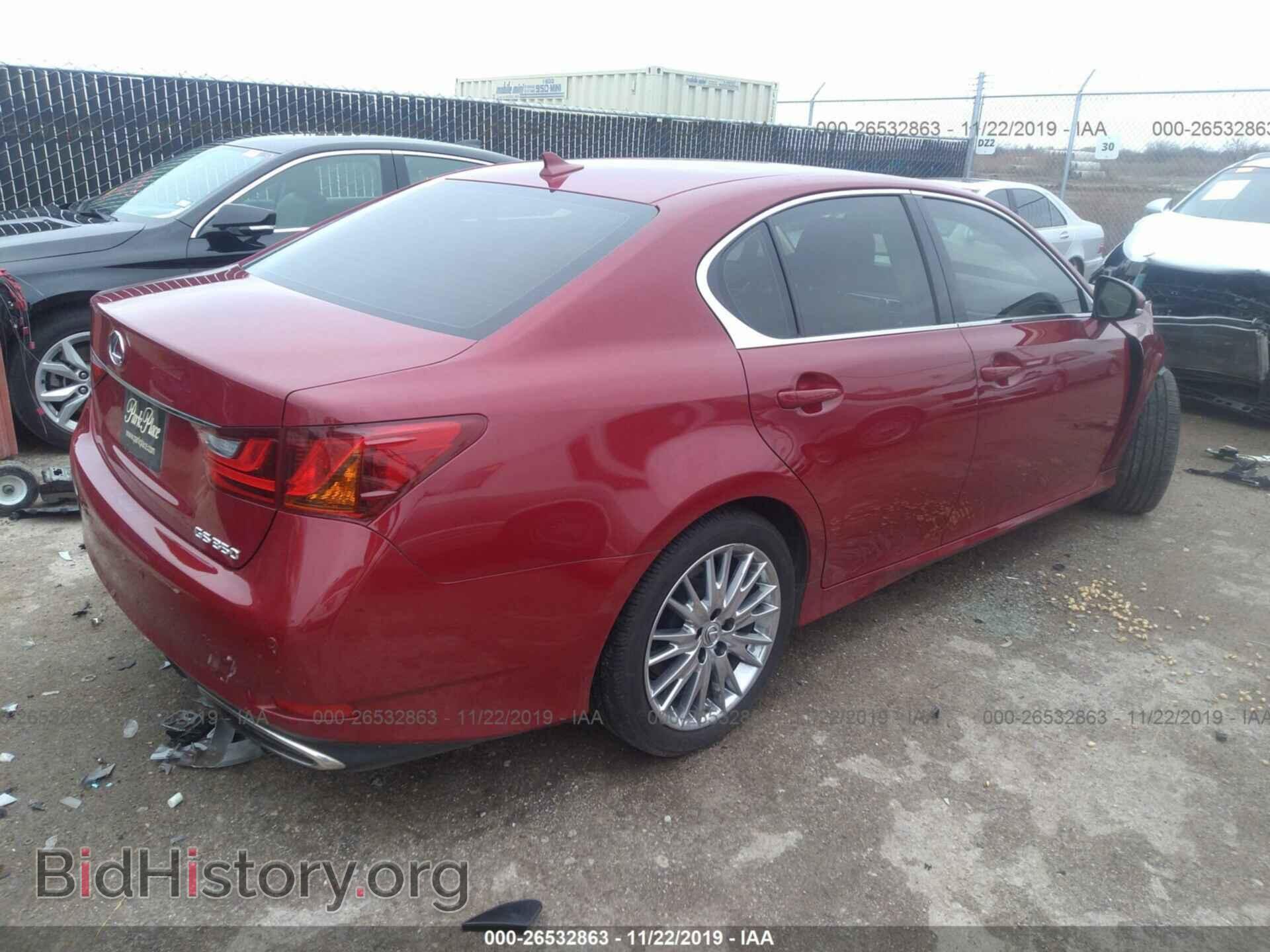 2013 LEXUS GS - VIN: JTHBE1BL3D5017485 - Фото 4