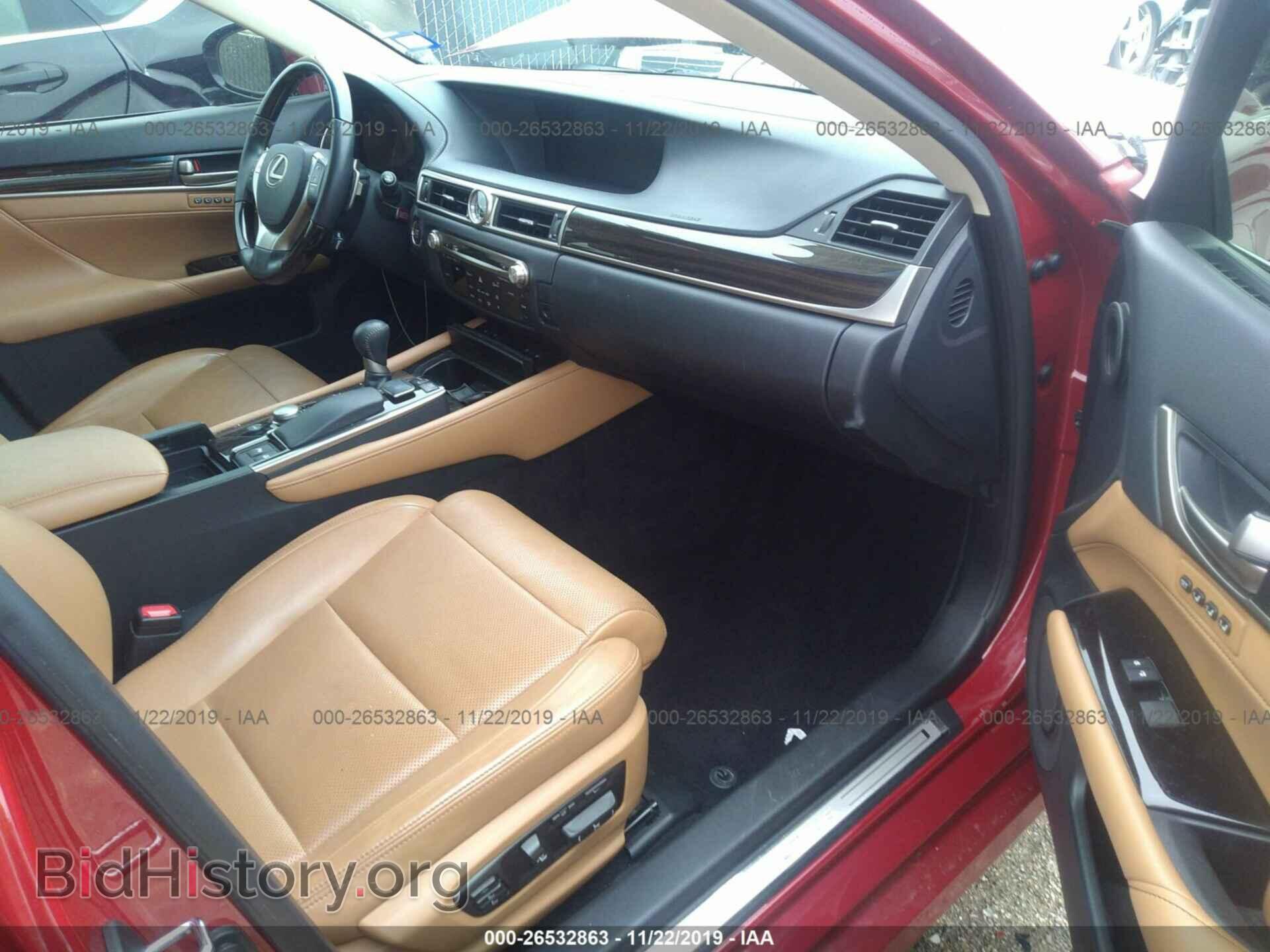 2013 LEXUS GS - VIN: JTHBE1BL3D5017485 - Фото 5