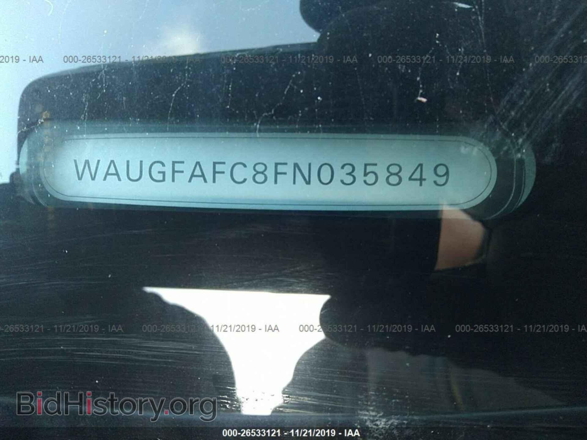 2015 AUDI A6 - VIN: WAUGFAFC8FN035849 - Photo 9