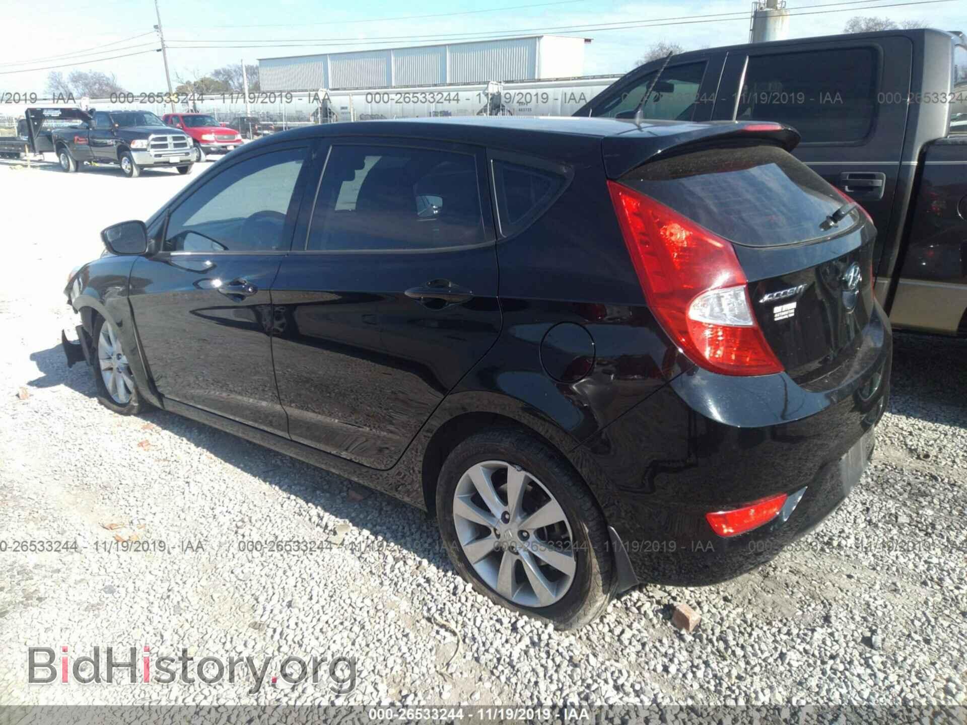 2014 HYUNDAI ACCENT - VIN: KMHCU5AE9EU158065 - Фото 3