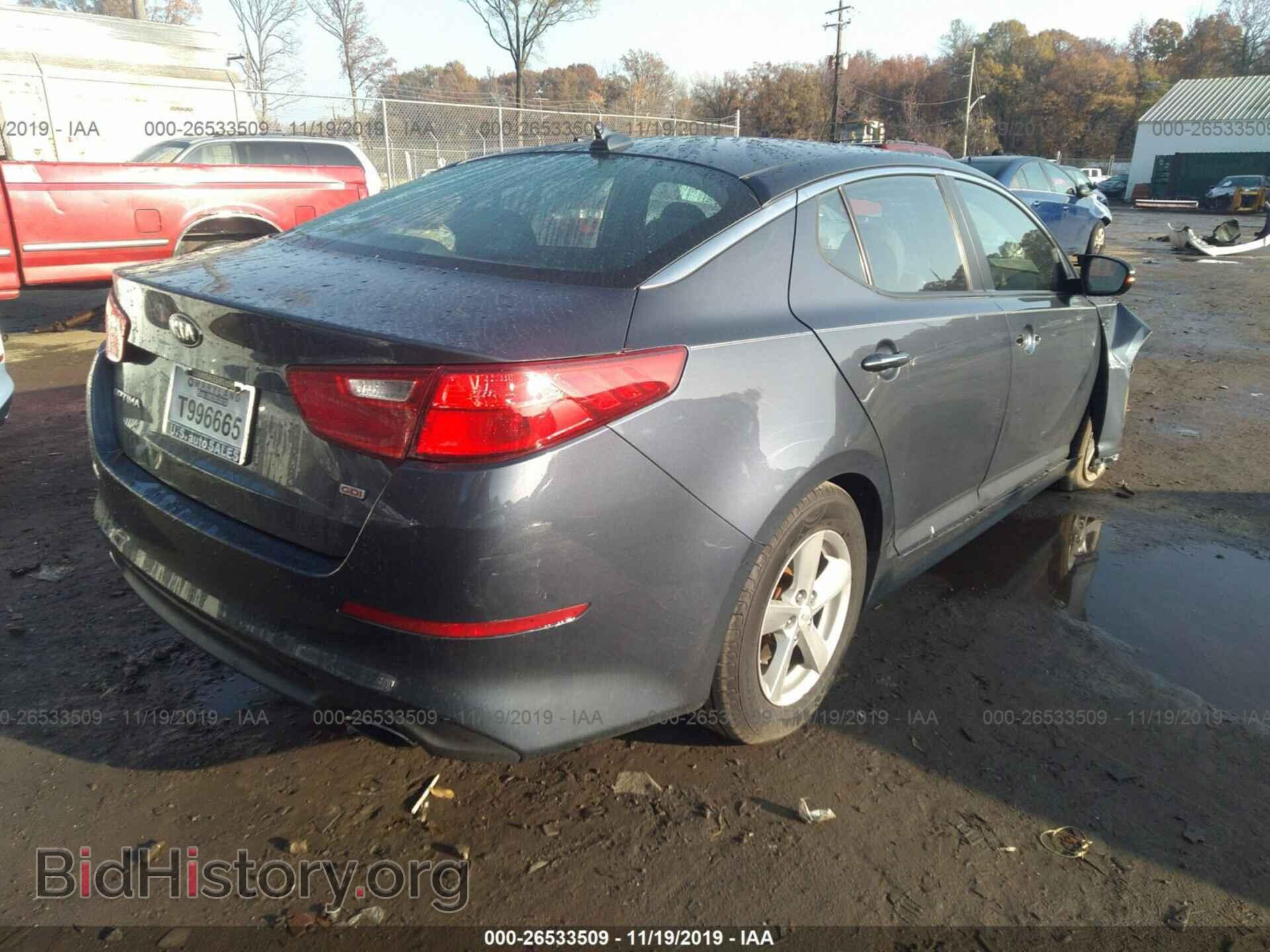2015 KIA OPTIMA - VIN: KNAGM4A79F5590908 - Фото 4