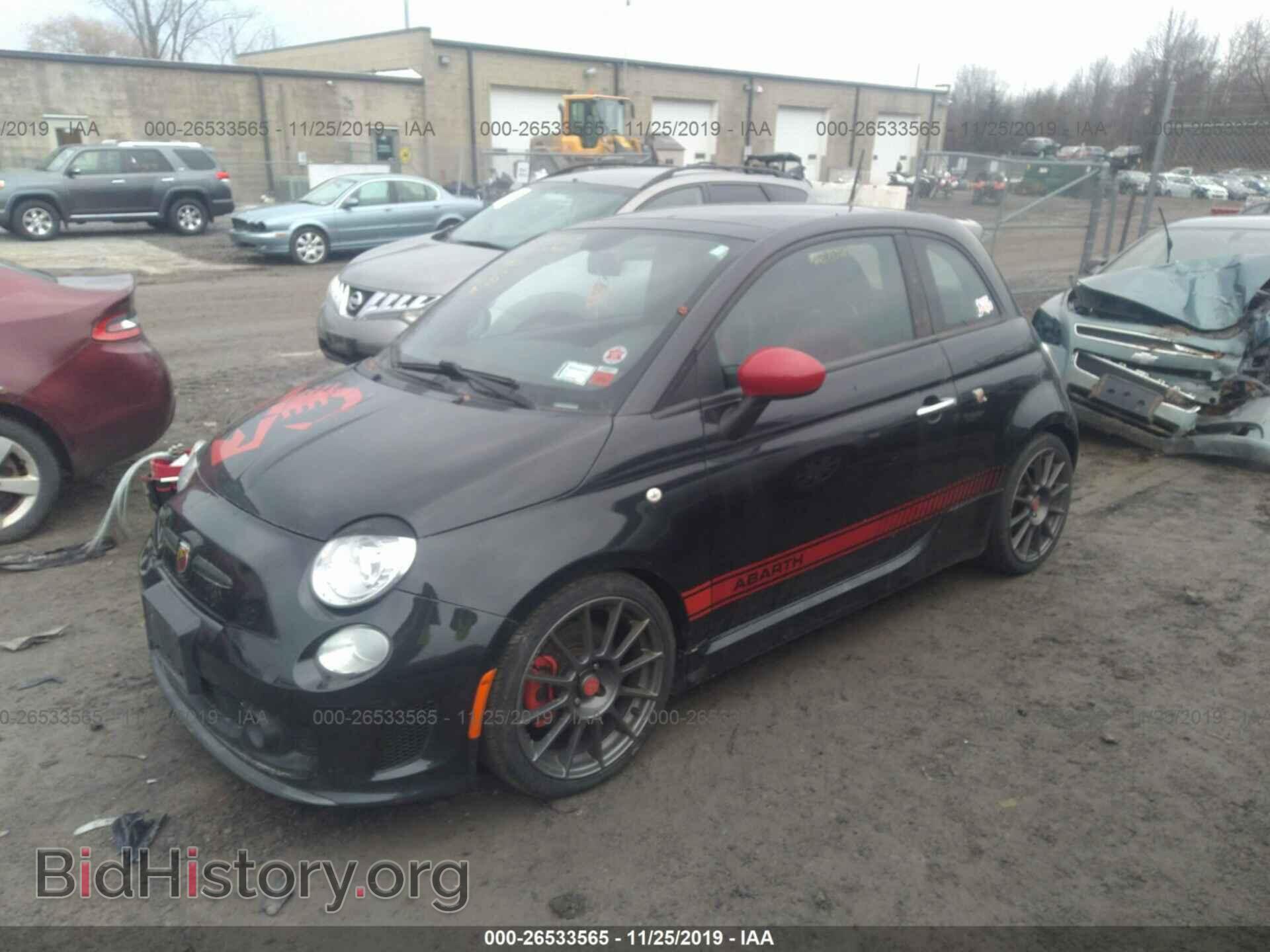 2013 FIAT 500 - VIN: 3C3CFFFH9DT528385 - Фото 2
