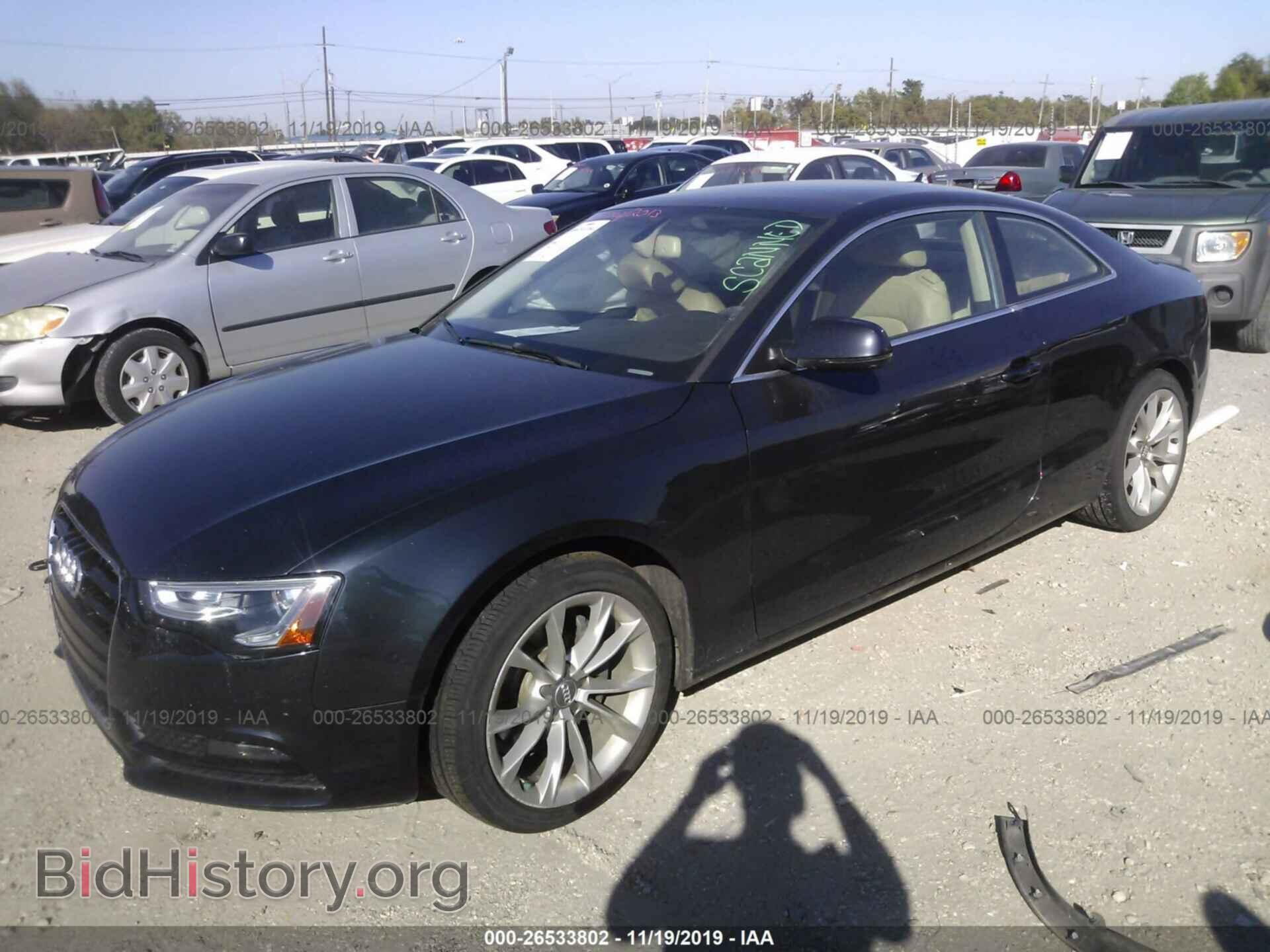 2013 AUDI A5 - VIN: WAULFAFRXDA063210 - Фото 2