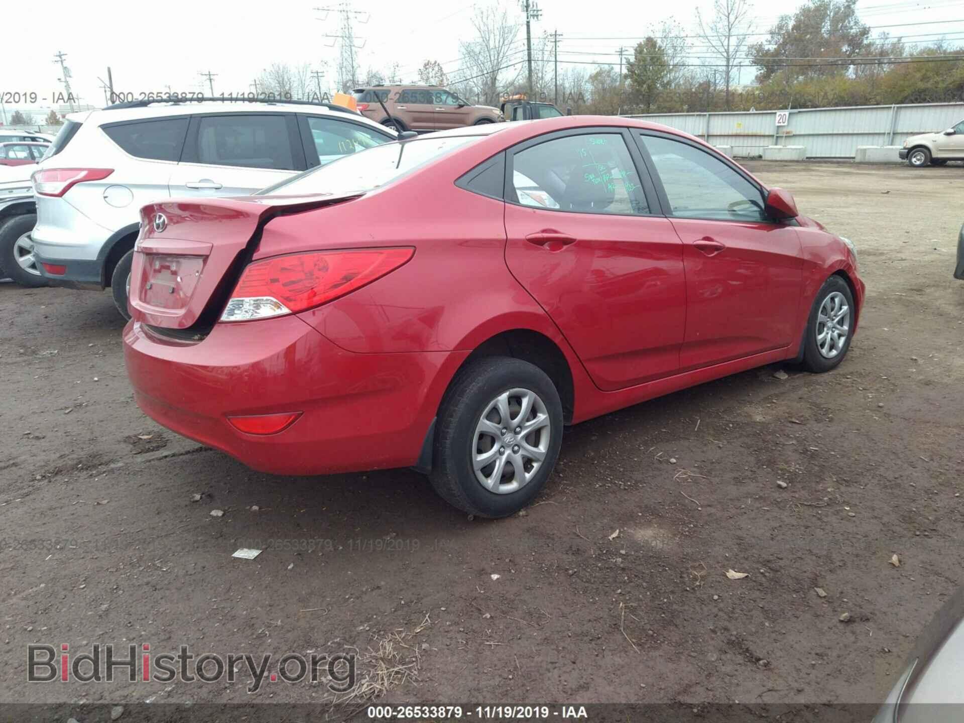 2012 HYUNDAI ACCENT - VIN: KMHCT4AE5CU210785 - Фото 4