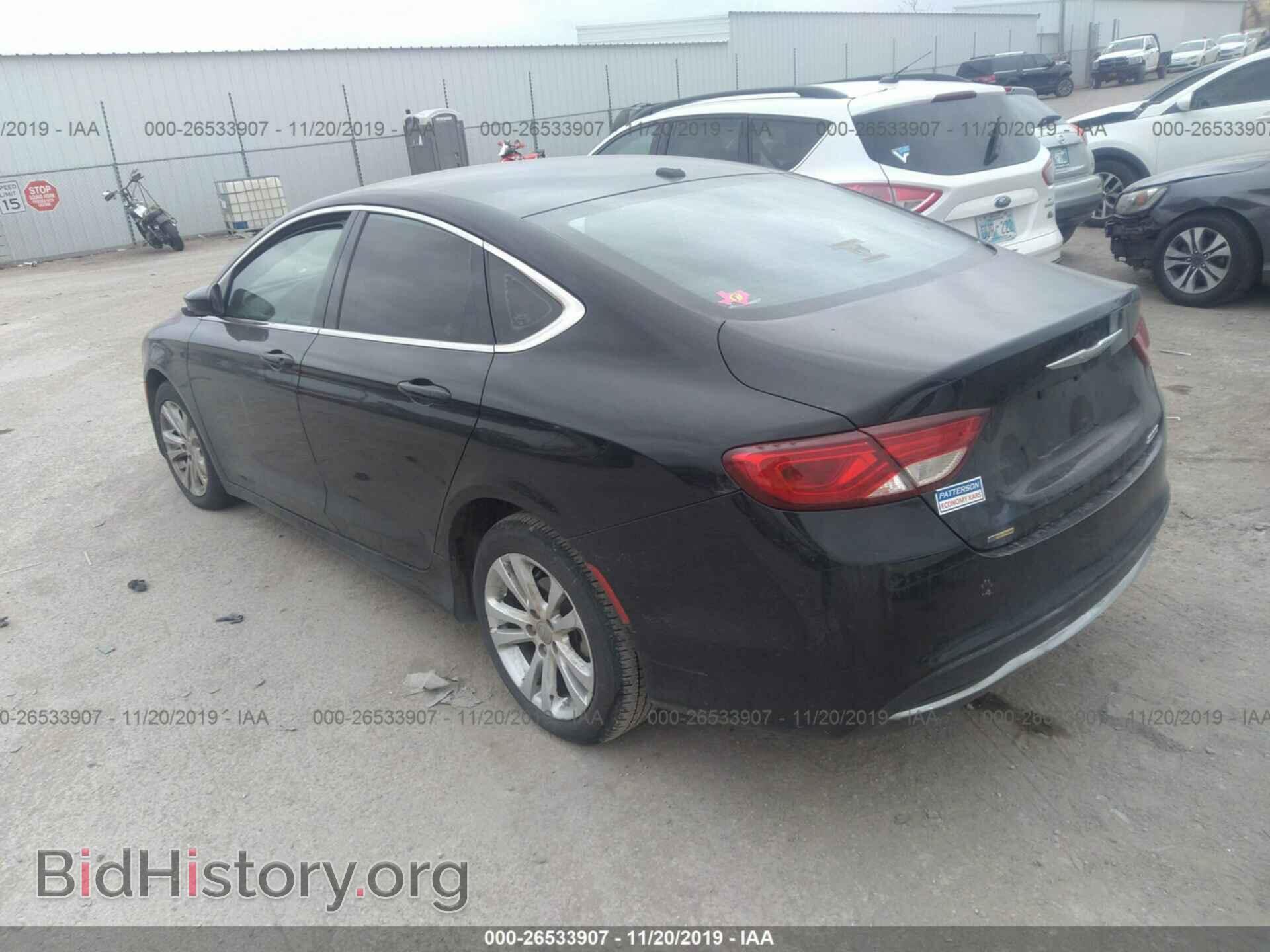 2015 CHRYSLER 200 - VIN: 1C3CCCAB0FN744591 - Фото 3